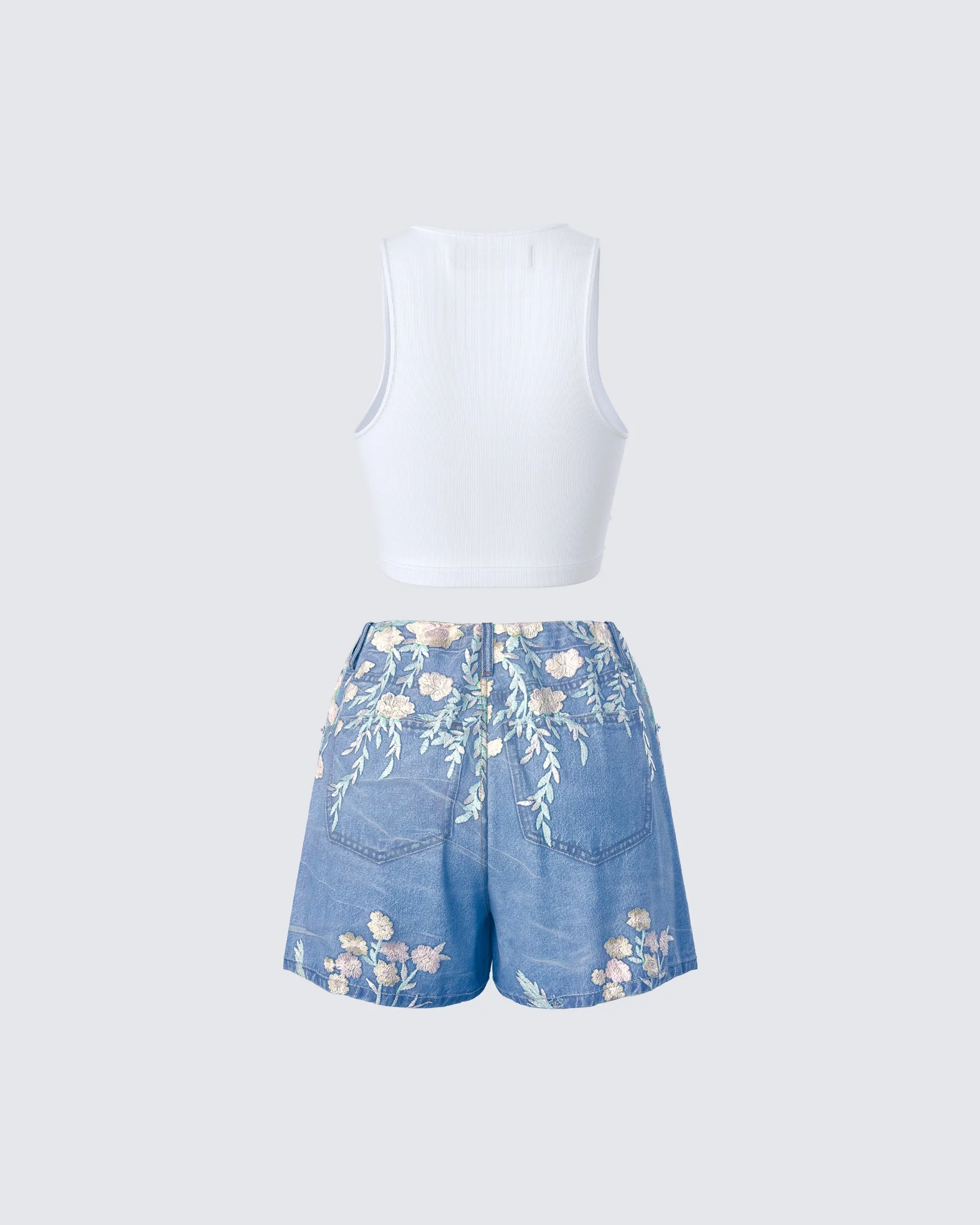 Thea Floral Denim Set sold by Finesse product image thumbnail 3