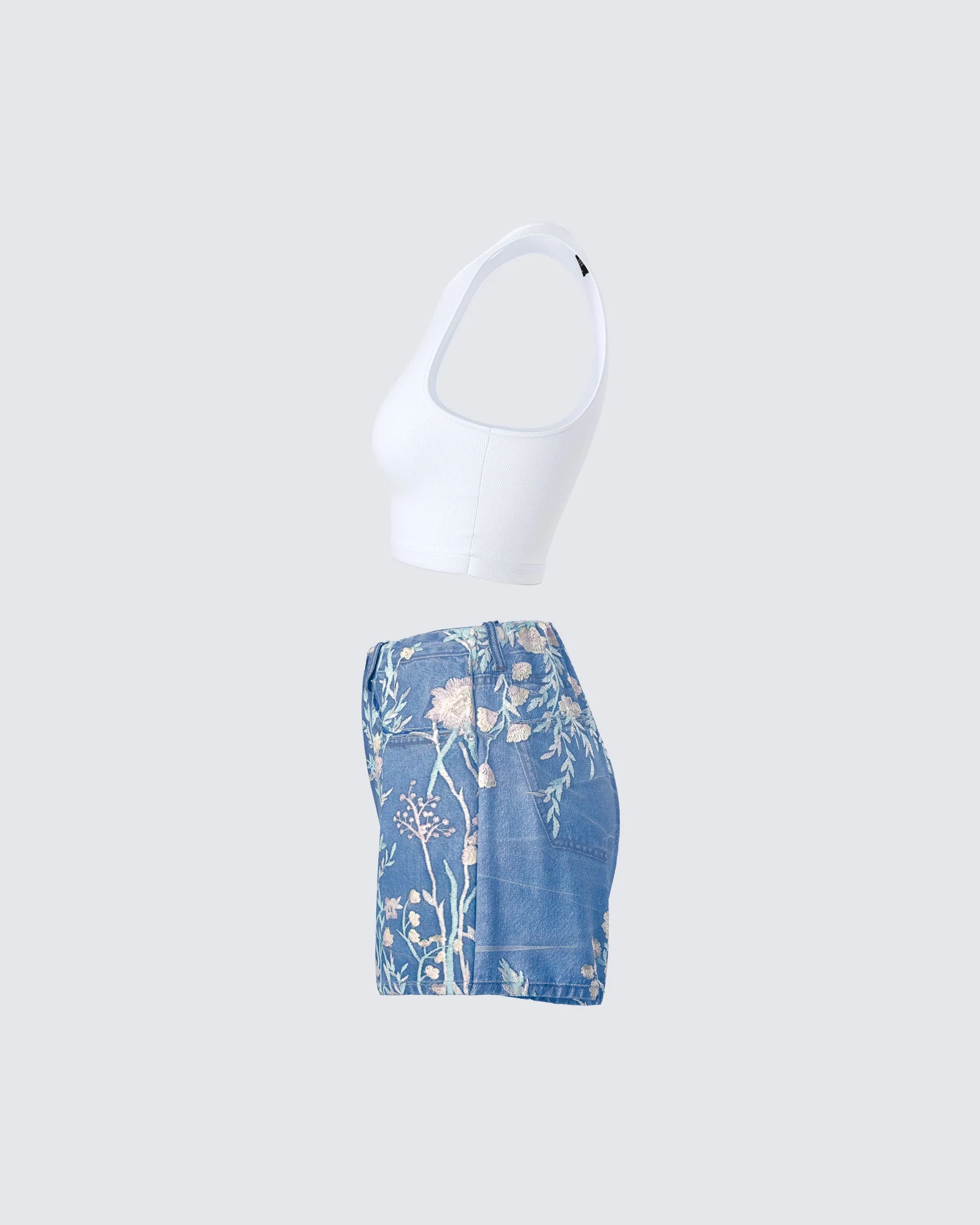Thea Floral Denim Set sold by Finesse product image thumbnail 2
