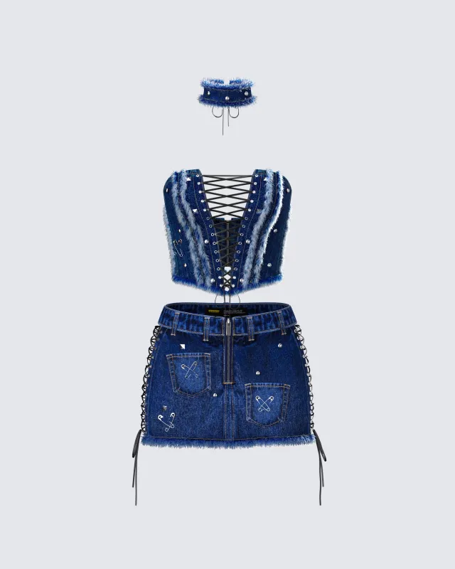 Maja Denim Set sold by Finesse