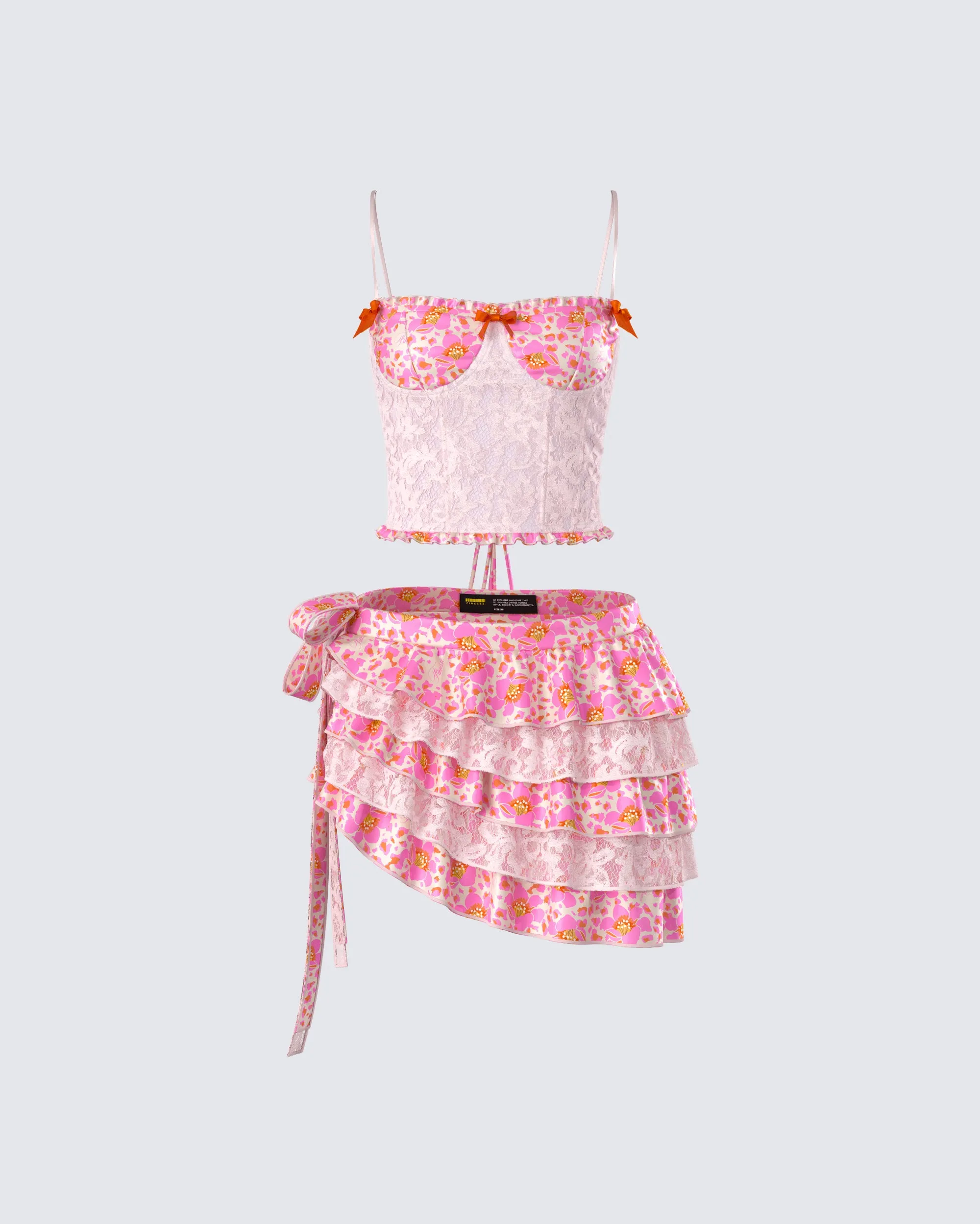 Ana Multi Floral Lace Set sold by Finesse