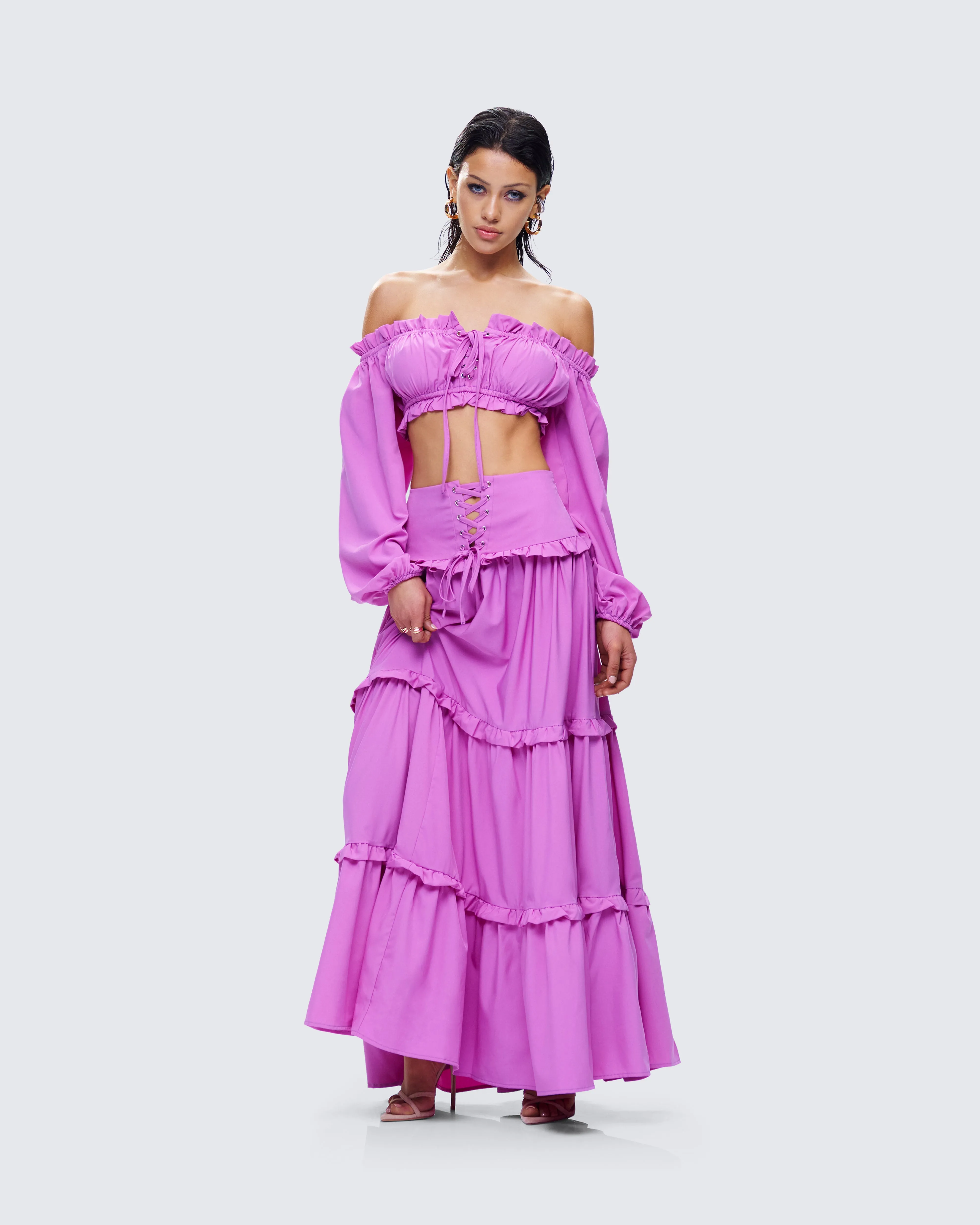 Fabiana Lilac Maxi Set sold by Finesse product image thumbnail 5