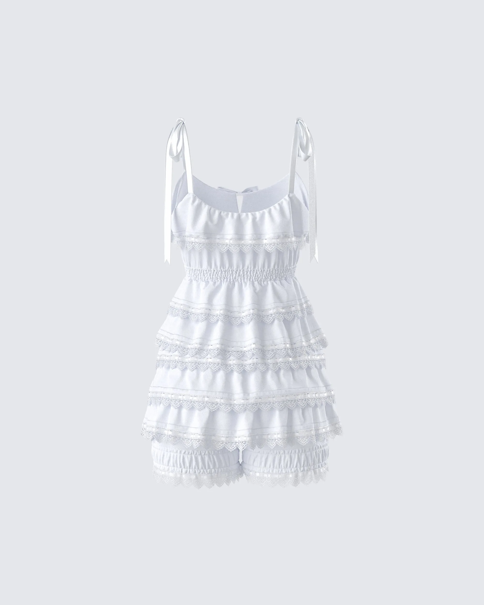 Shannyn White Ruffle Set sold by Finesse product image thumbnail 3