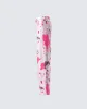 Nadezhda Multi Pink Denim Rivet Detail Pant sold by Finesse