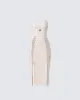Jing Ivory Crochet Knit Midi Dress sold by Finesse