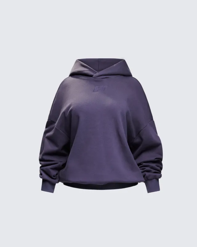 Azariah Grey Oversized Hoodie Top sold by Finesse