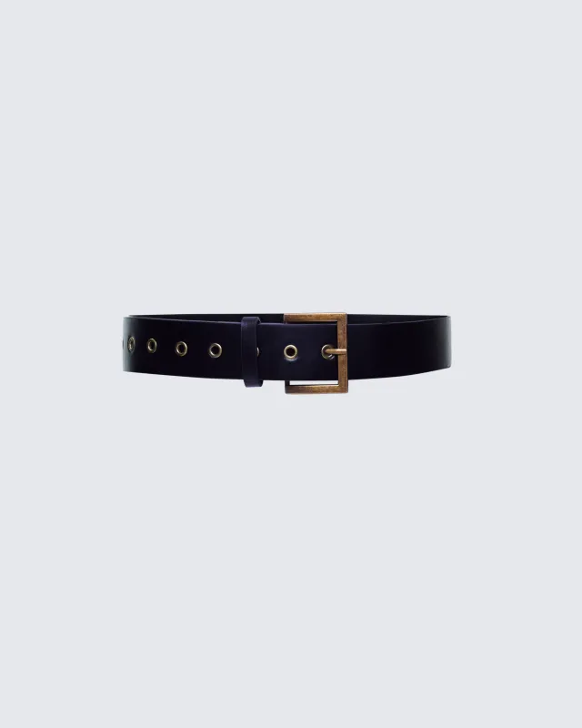 Isabeau Black Waist Belt sold by Finesse