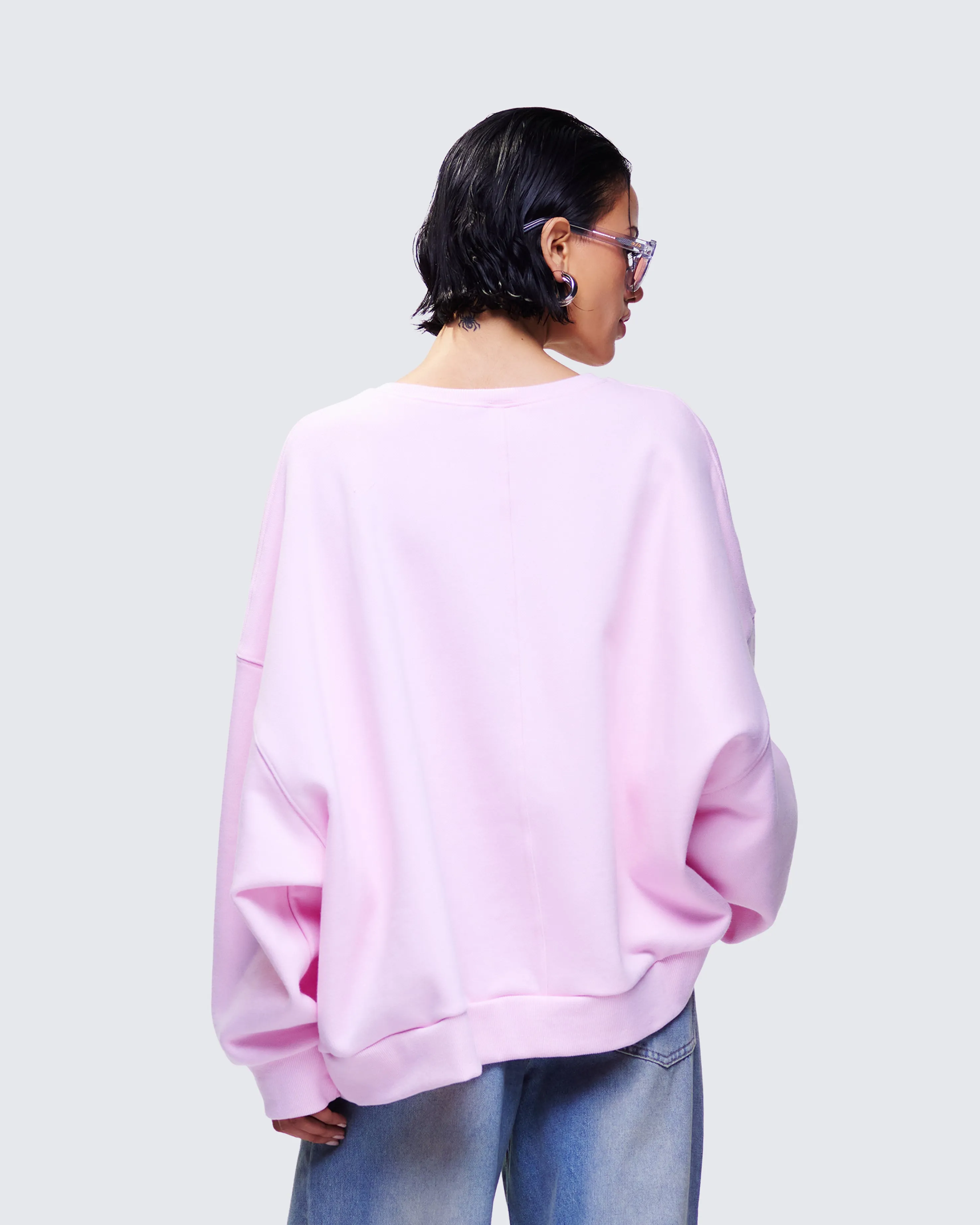 Salima Pink Oversized Sweater sold by Finesse product image thumbnail 4