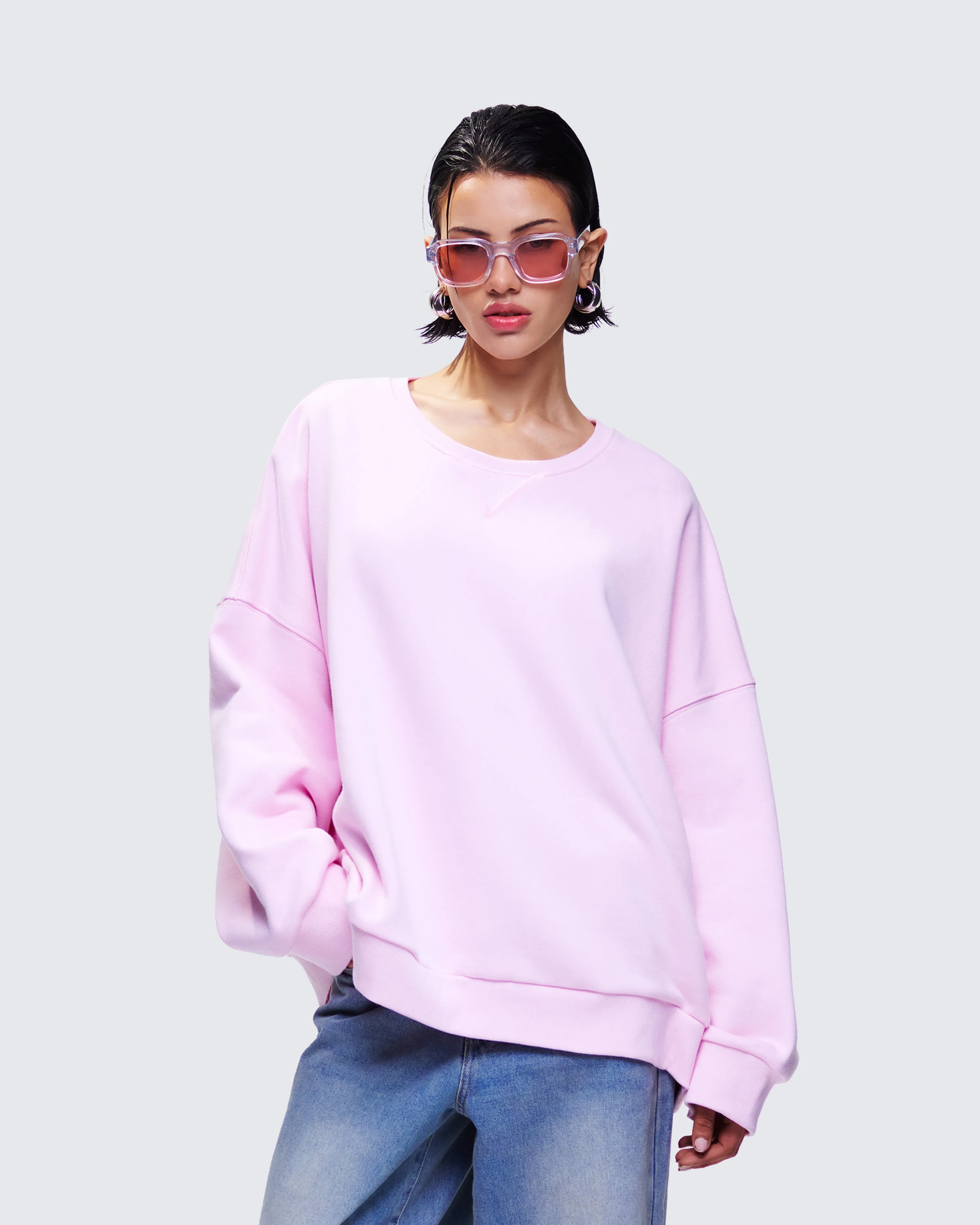 Salima Pink Oversized Sweater sold by Finesse product image thumbnail 3