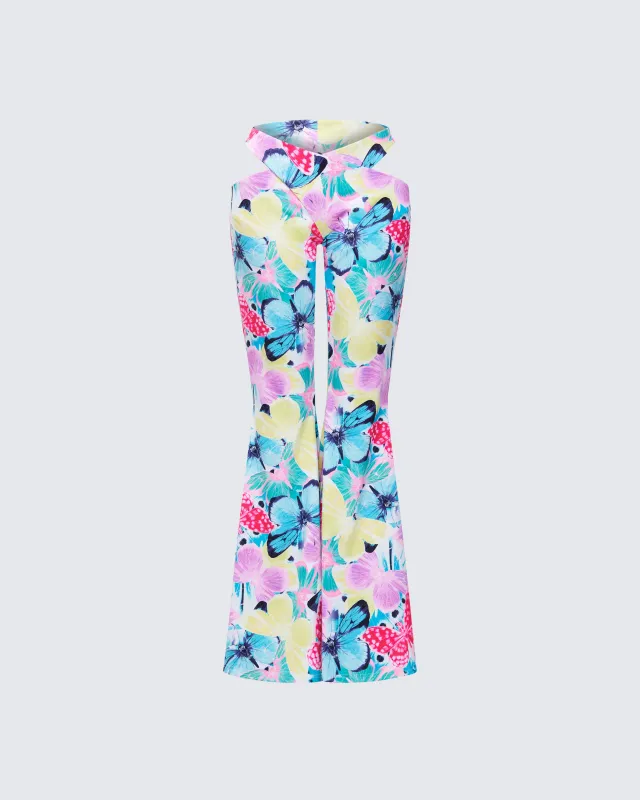 Kandi Printed Wrap Flare Pant sold by Finesse