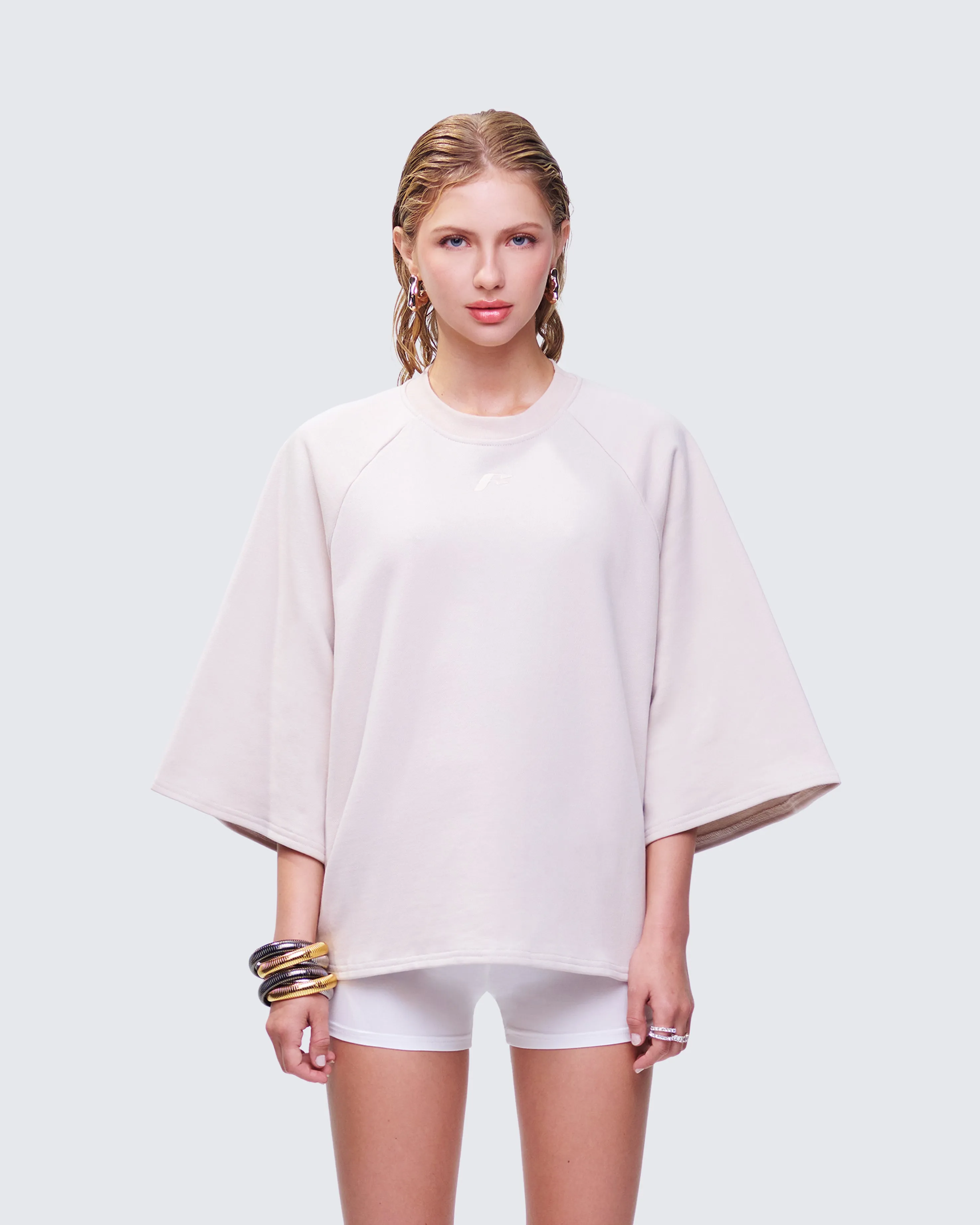Mabelle Ivory Oversized Raglan Top sold by Finesse product image thumbnail 2