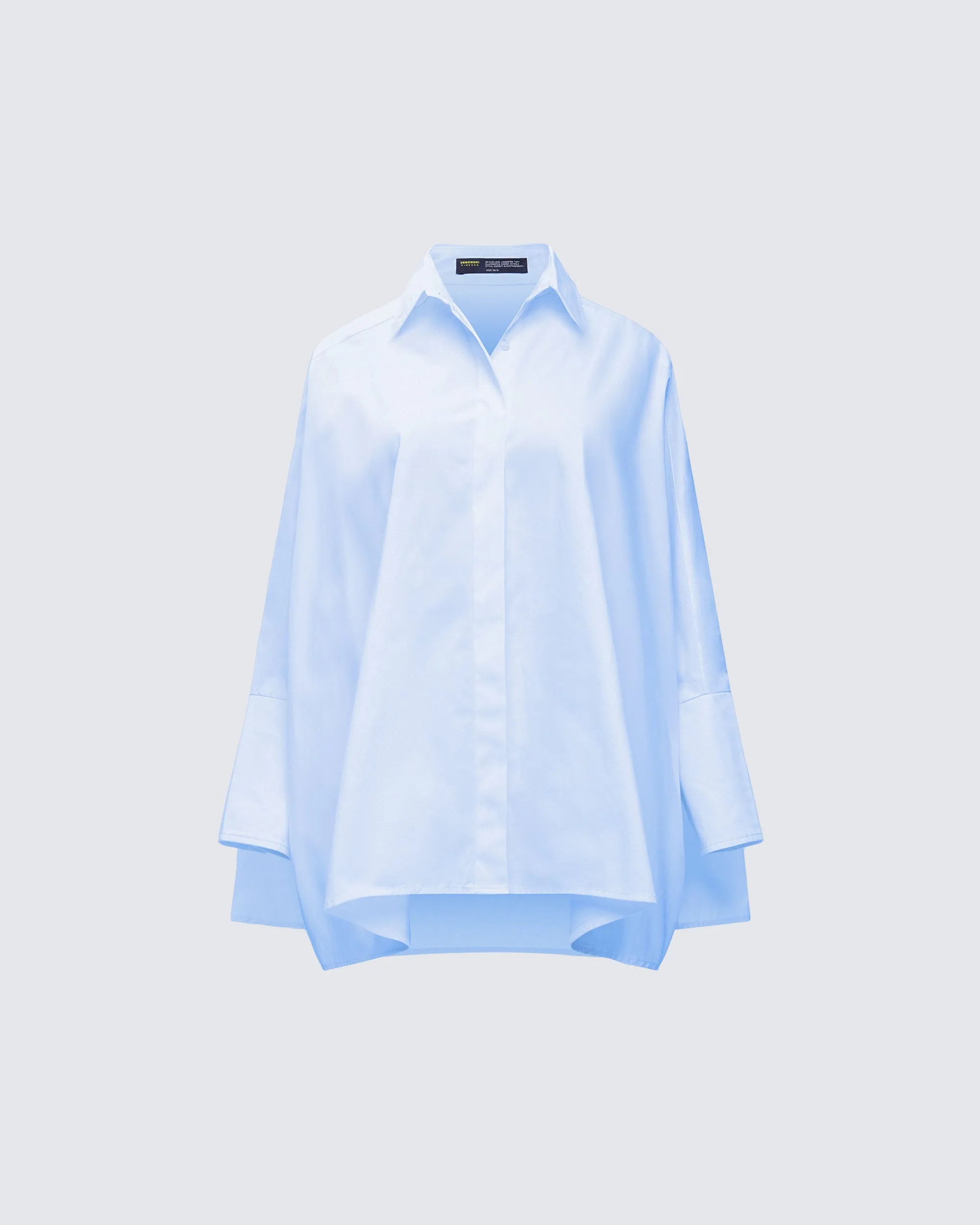Hesper Blue Box Cut Shirt sold by Finesse