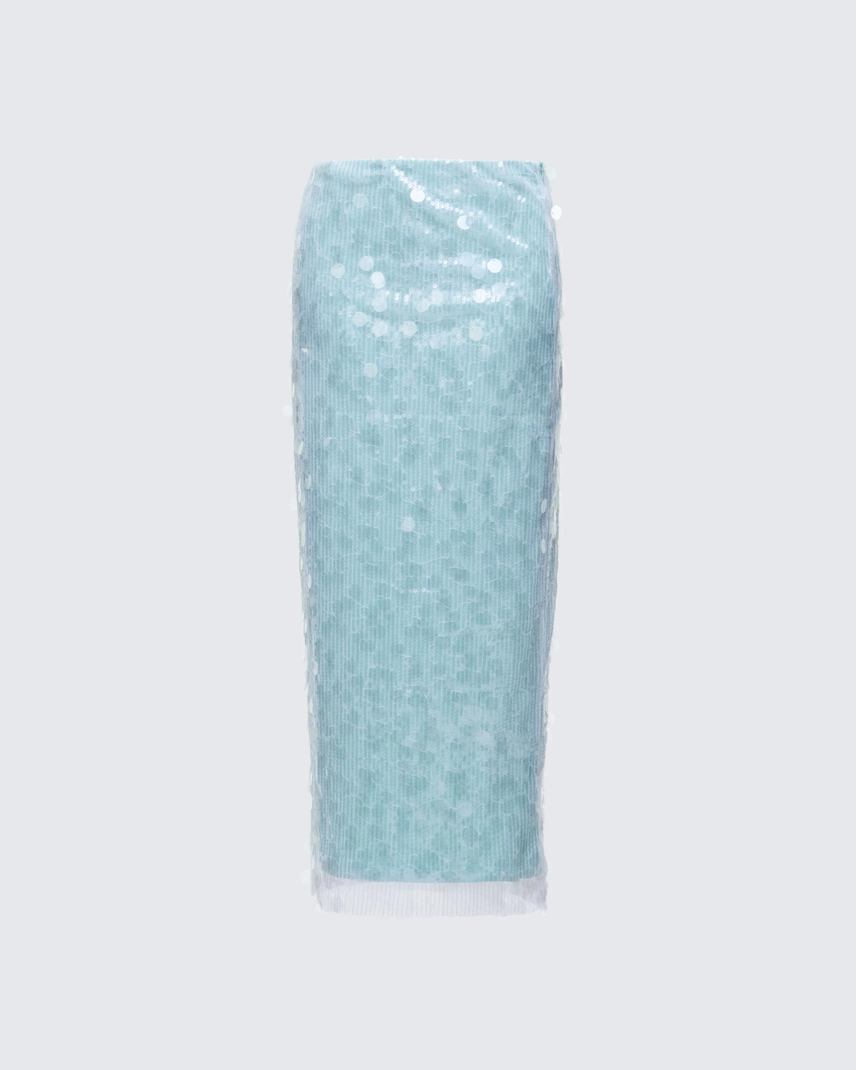 Marta Green Sequin Maxi Skirt sold by Finesse