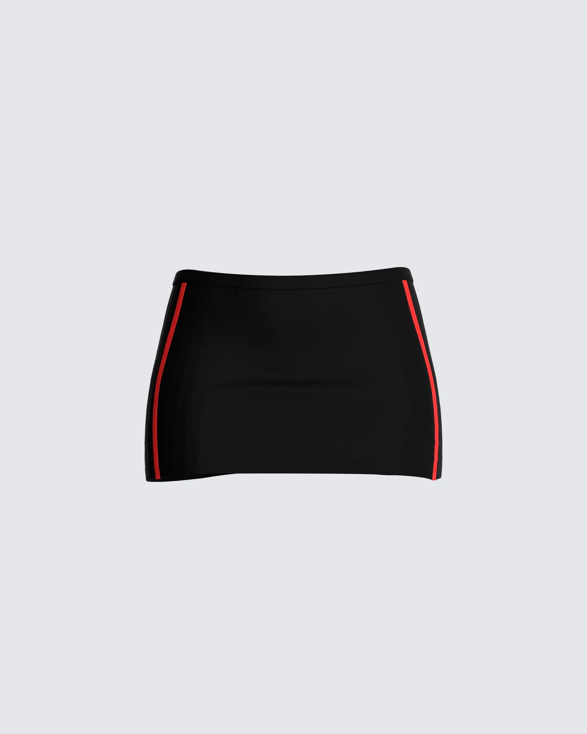 Leon Black Mini Skirt sold by Finesse