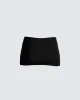 Leon Black Mini Skirt sold by Finesse