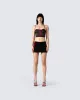 Leon Black Mini Skirt sold by Finesse