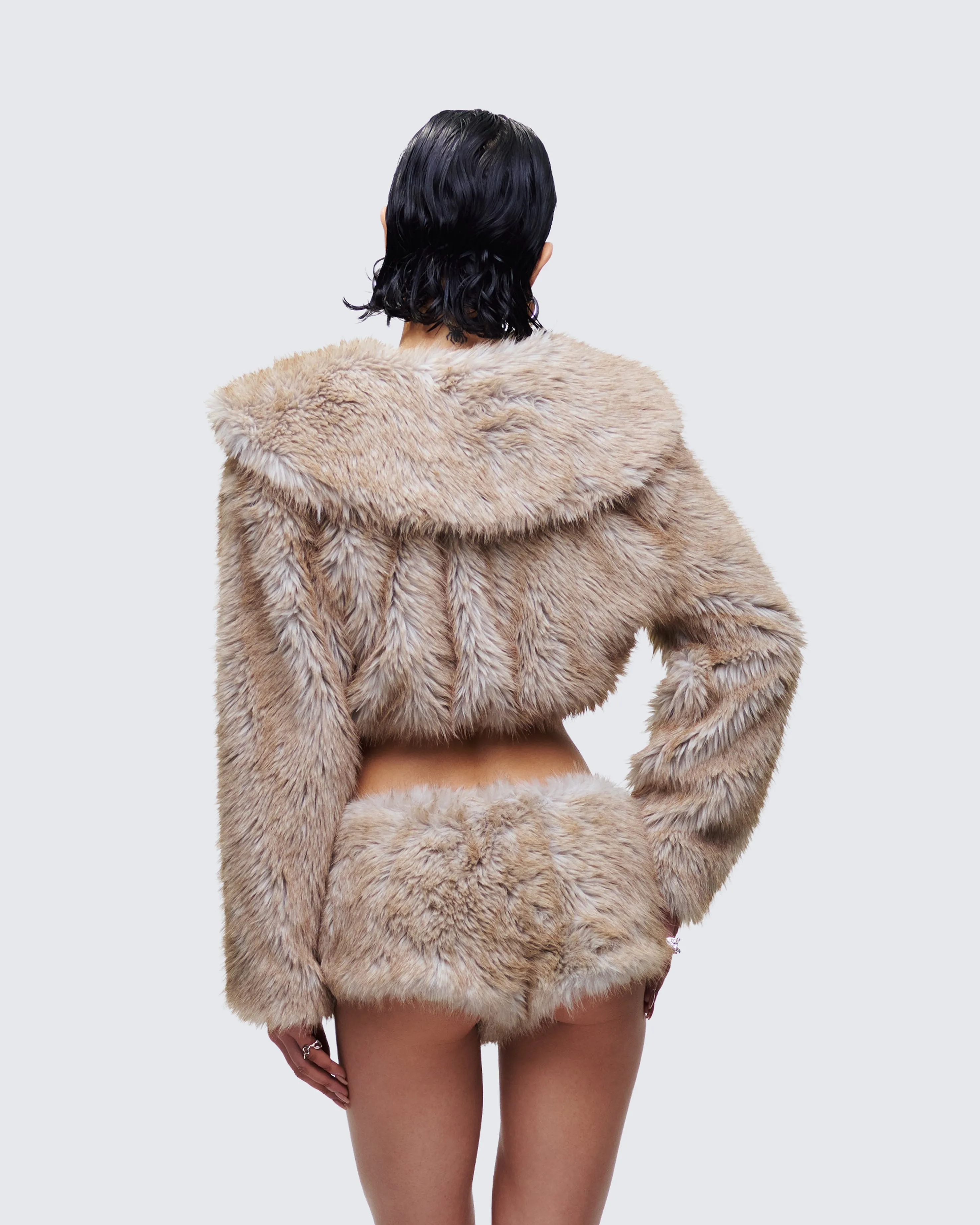 Marilyn Brown Faux Fur Jacket sold by Finesse product image thumbnail 4