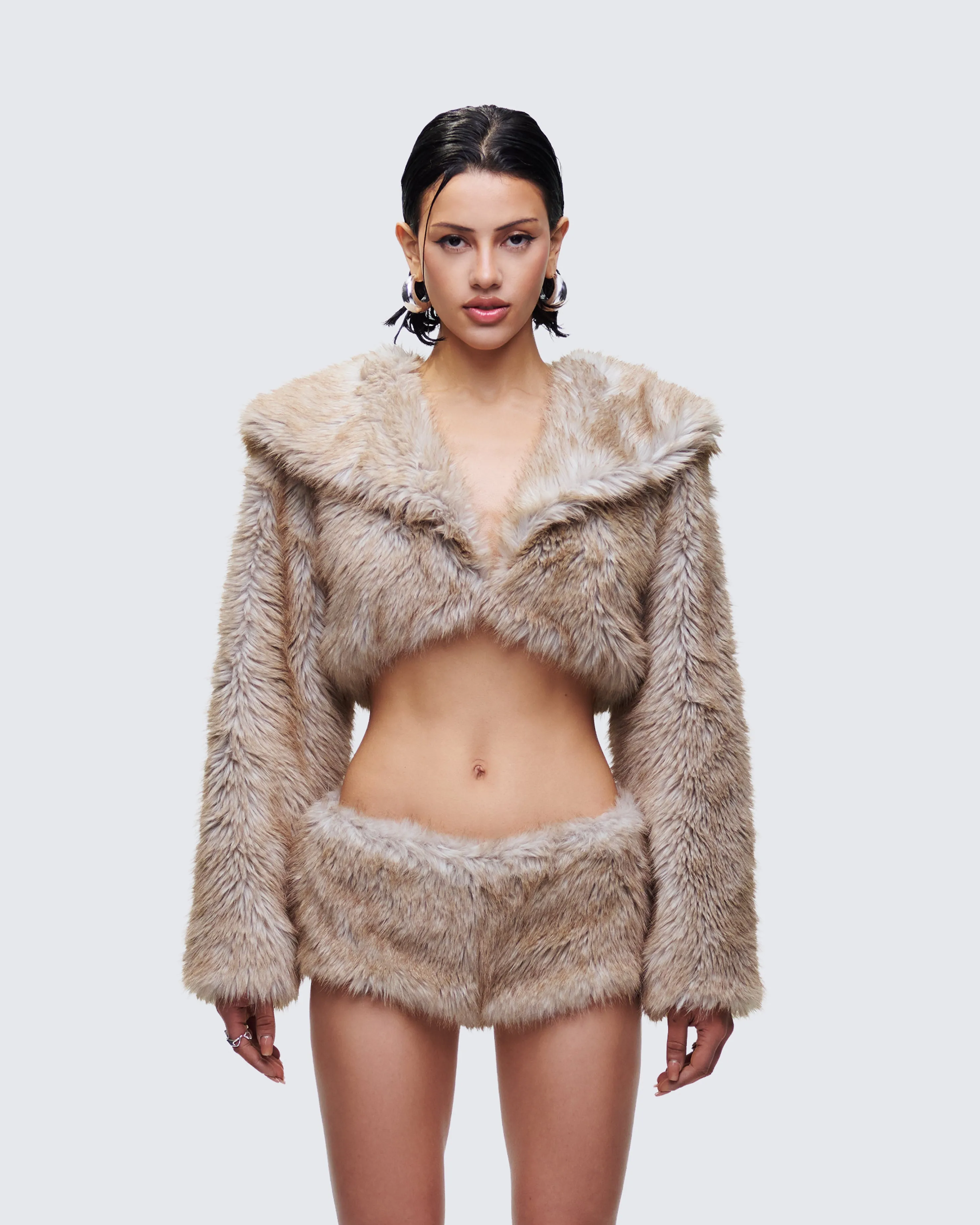 Marilyn Brown Faux Fur Jacket sold by Finesse product image thumbnail 2