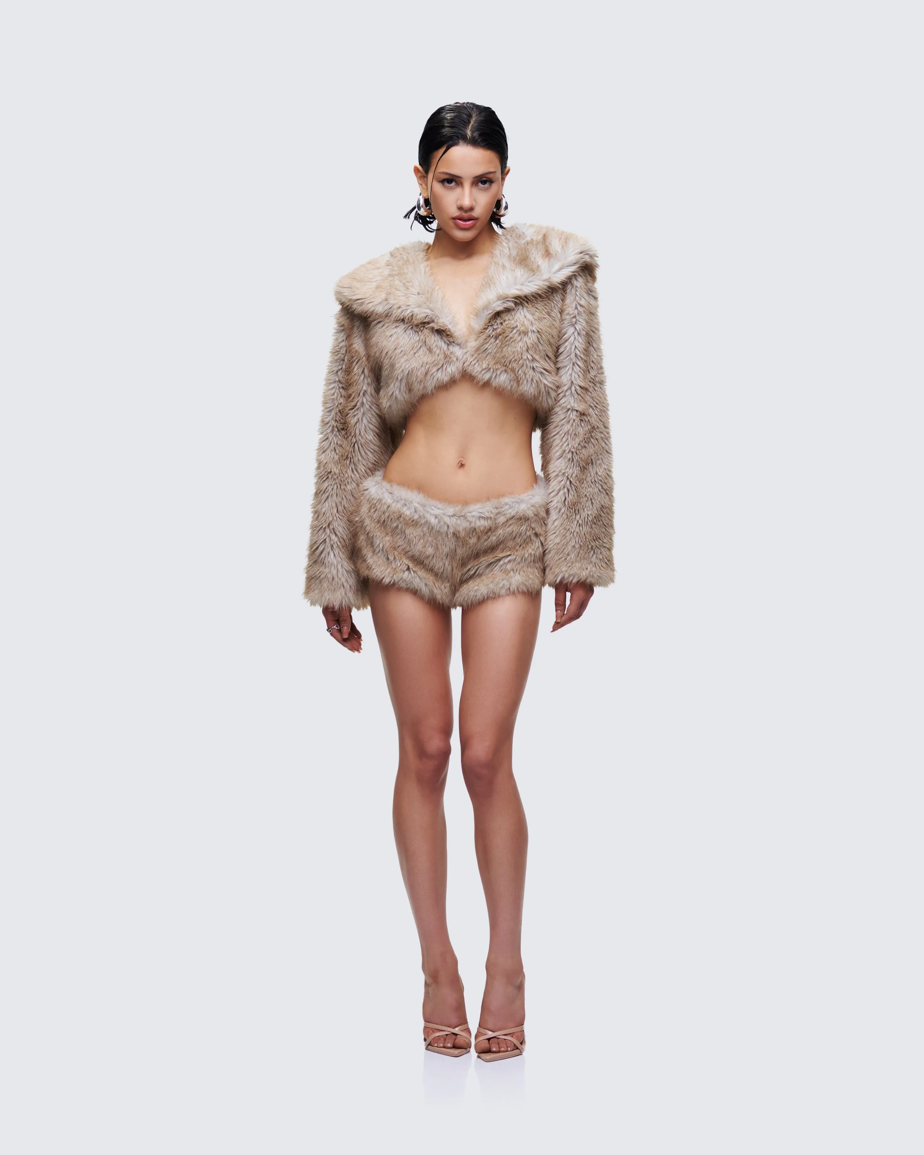 Marilyn Brown Faux Fur Jacket sold by Finesse product image thumbnail 5