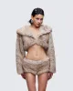 Marilyn Brown Faux Fur Jacket sold by Finesse