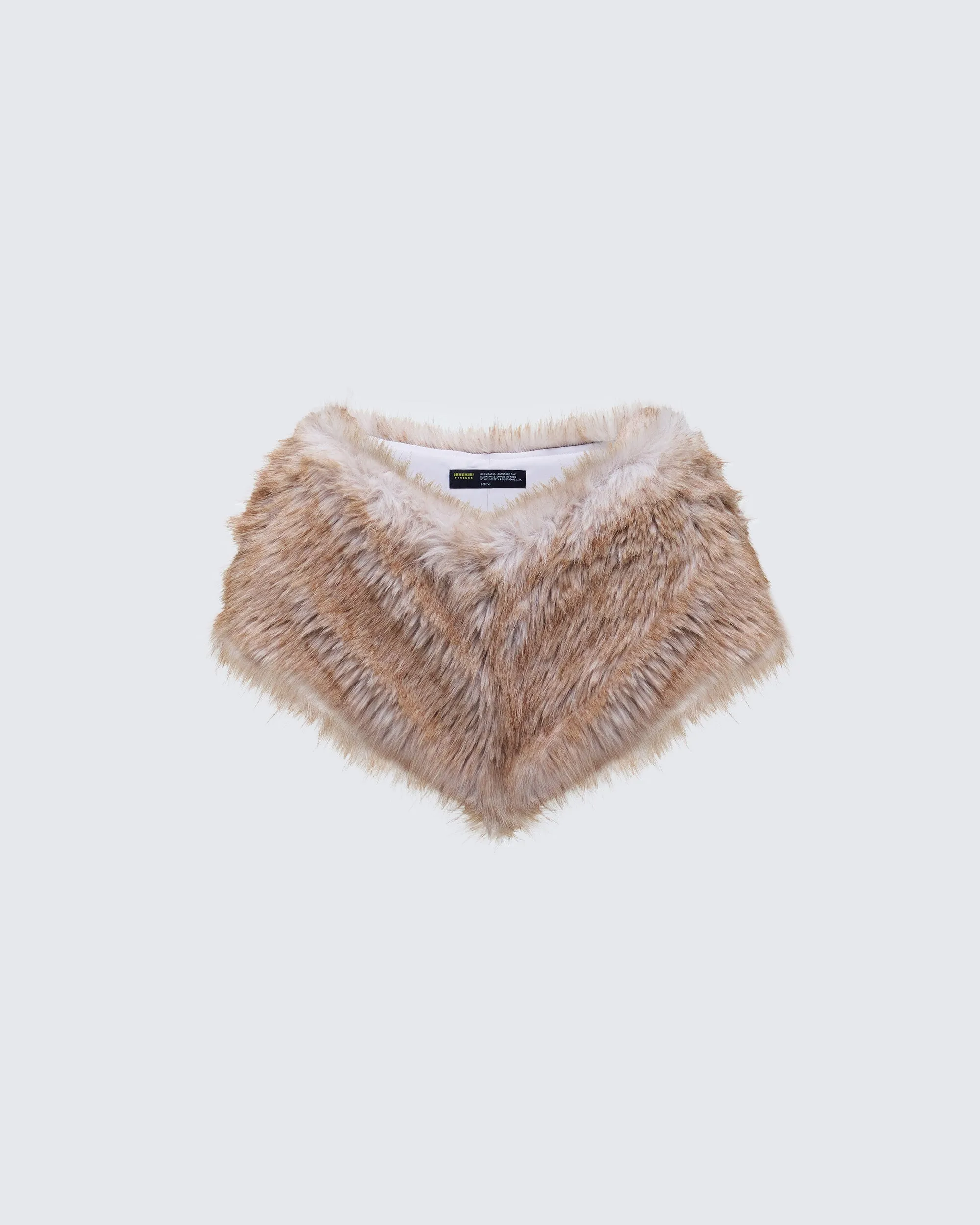 Marilyn Brown Faux Fur Hot Pant sold by Finesse