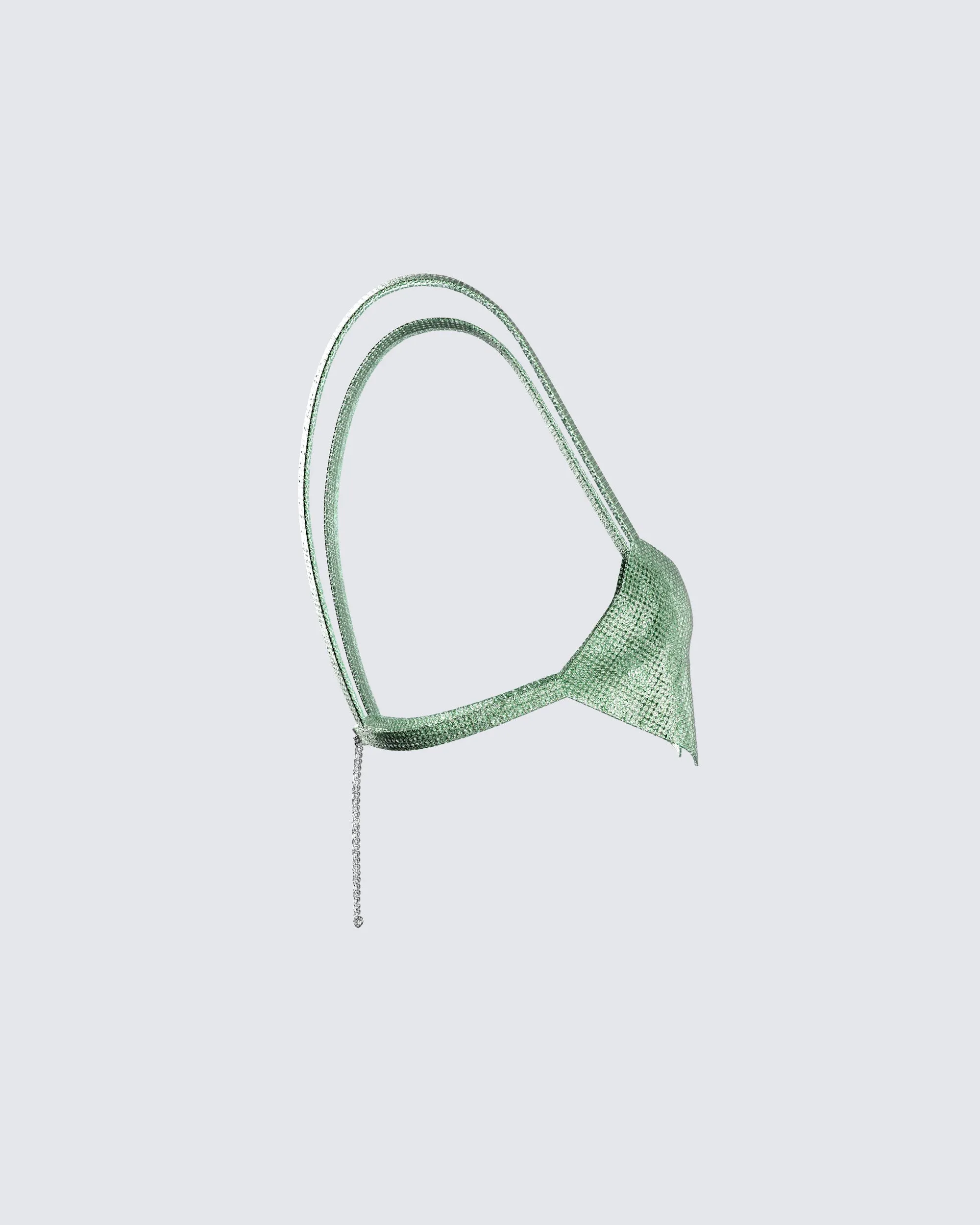 Lula Green Rhinestone Top sold by Finesse product image thumbnail 2