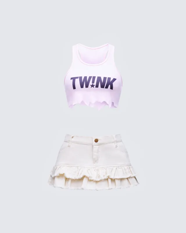 Maxine Ruffle Set sold by Finesse