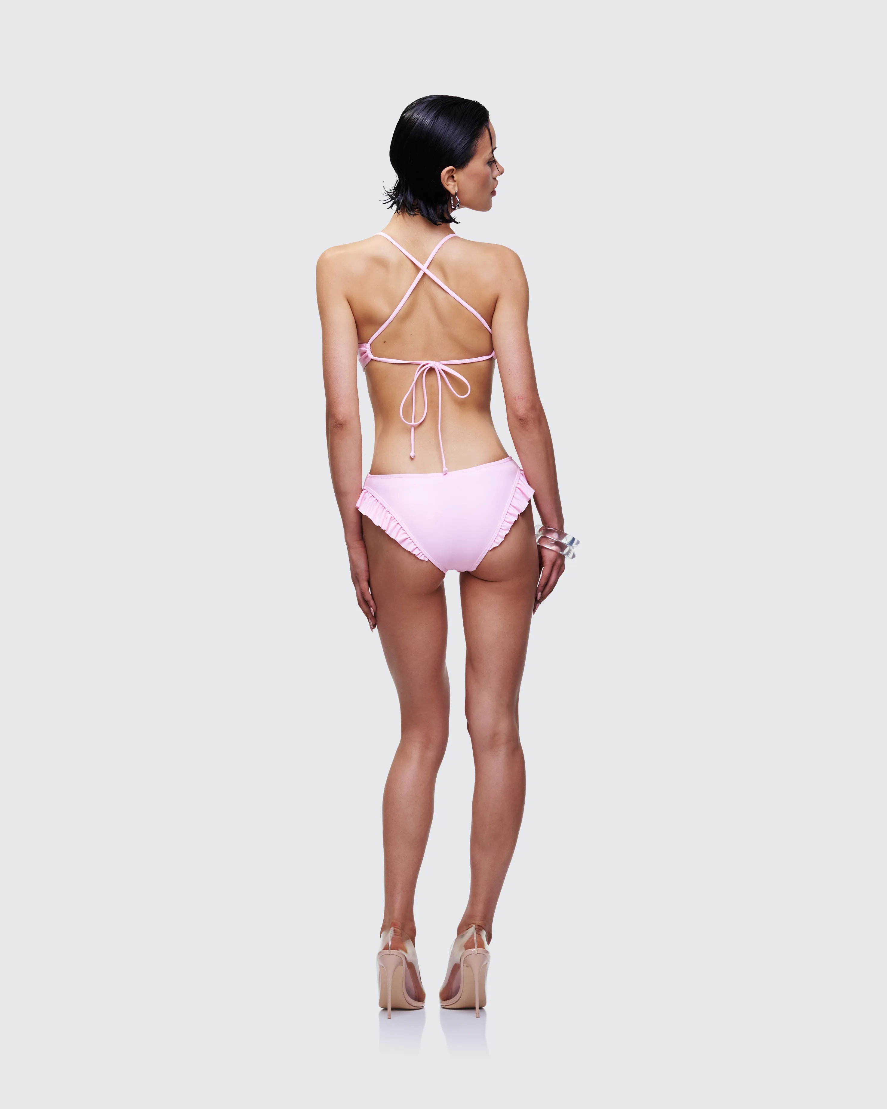 Persephone Pink Bow Swimsuit sold by Finesse product image thumbnail 5