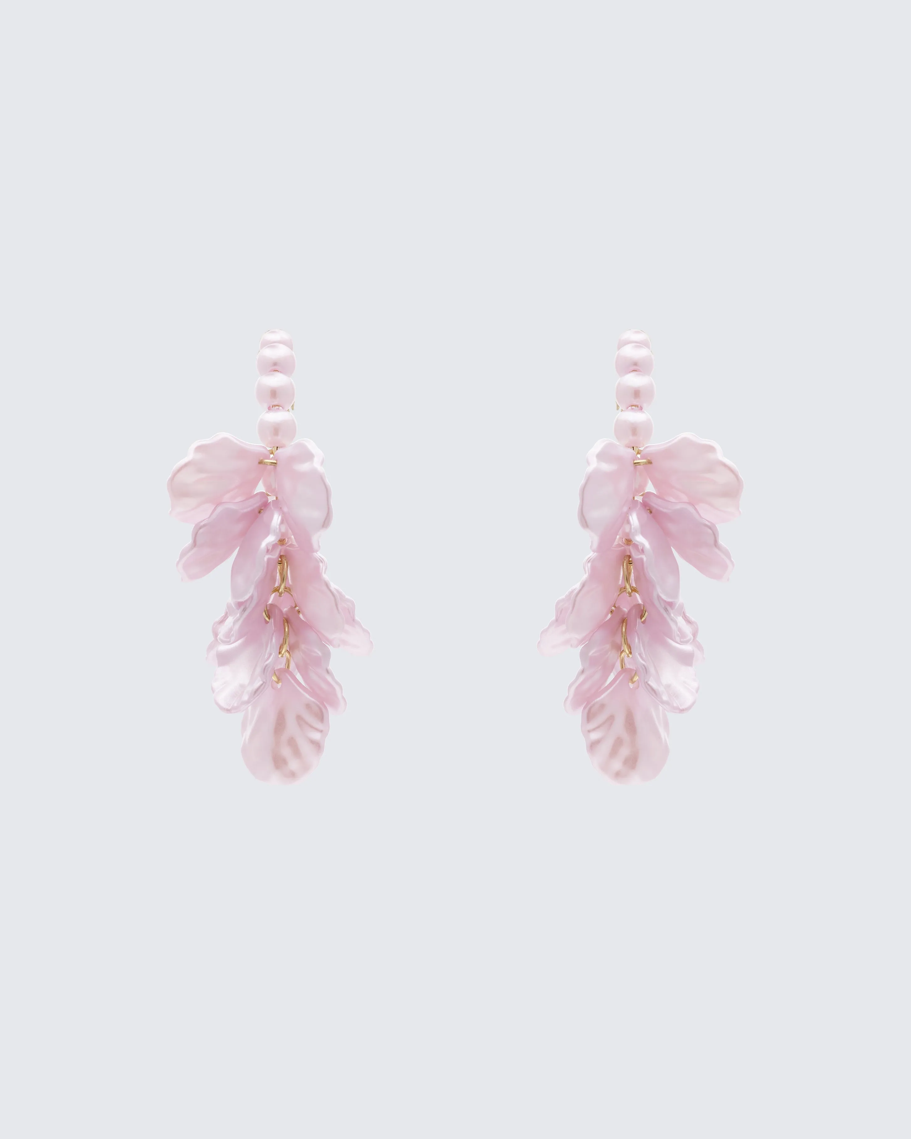 Empryss Lilac Petal Hoop Earrings sold by Finesse