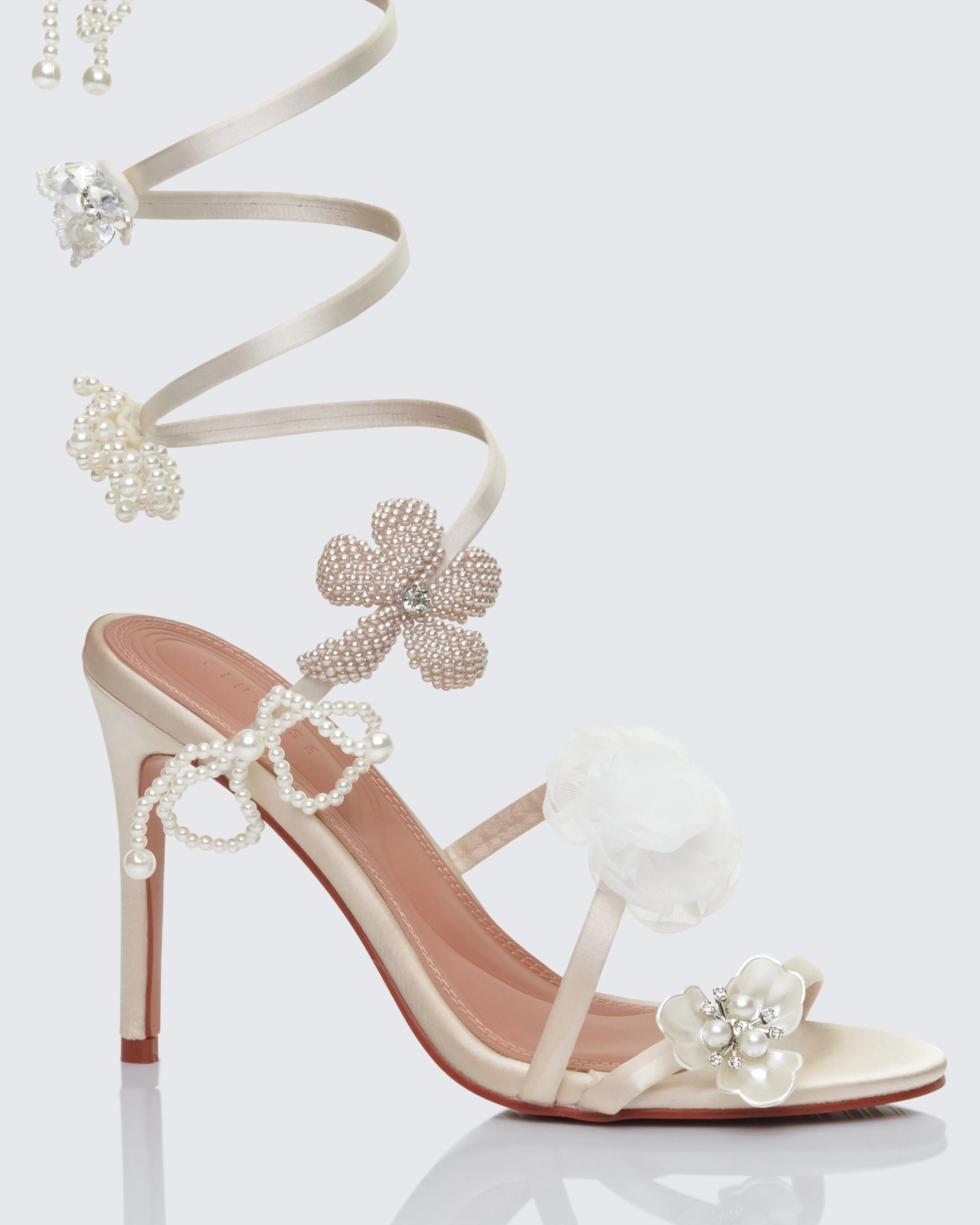 Celeste Ivory Pearl Spiral Sandal sold by Finesse product image thumbnail 4