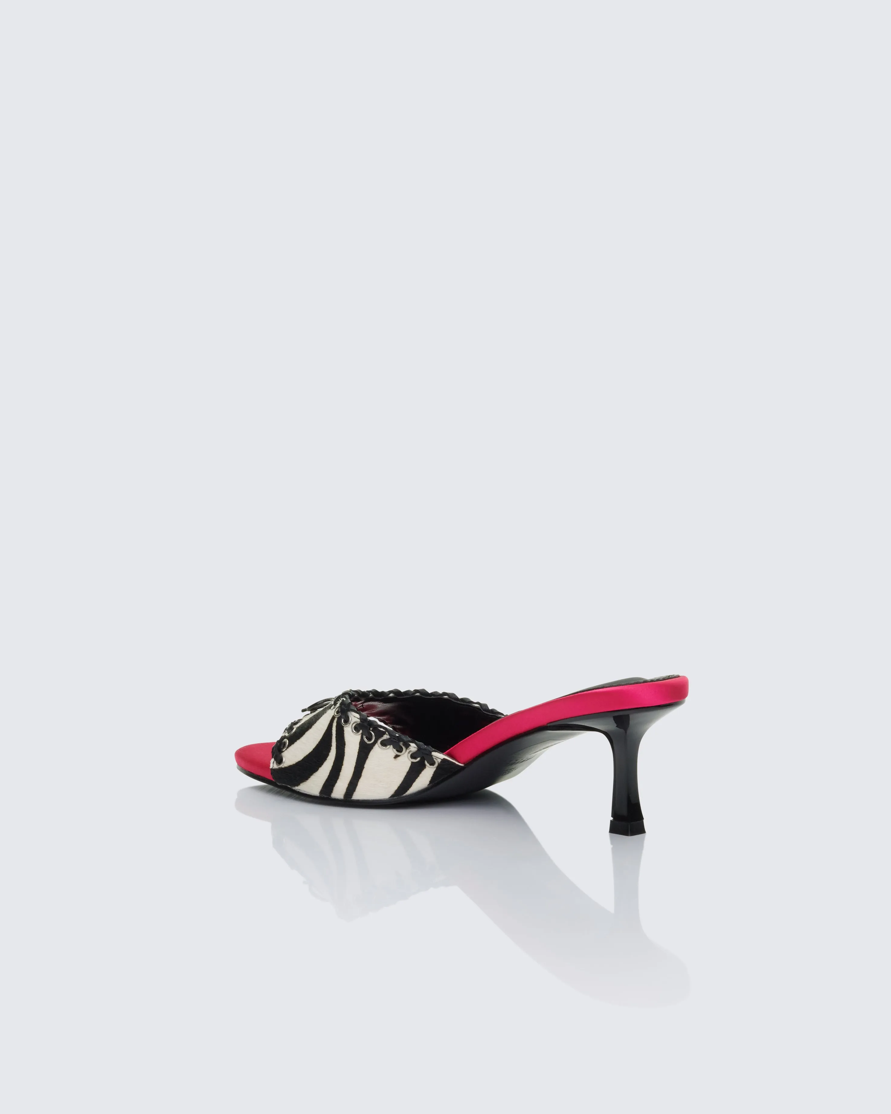 Desiree Zebra Pony Kitten Heel sold by Finesse product image thumbnail 3