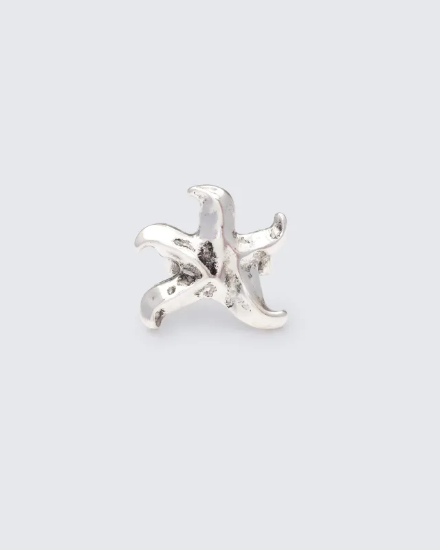 Brisae Silver Starfish Ring sold by Finesse