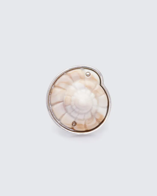 Olivienne Silver Seashell Ring sold by Finesse