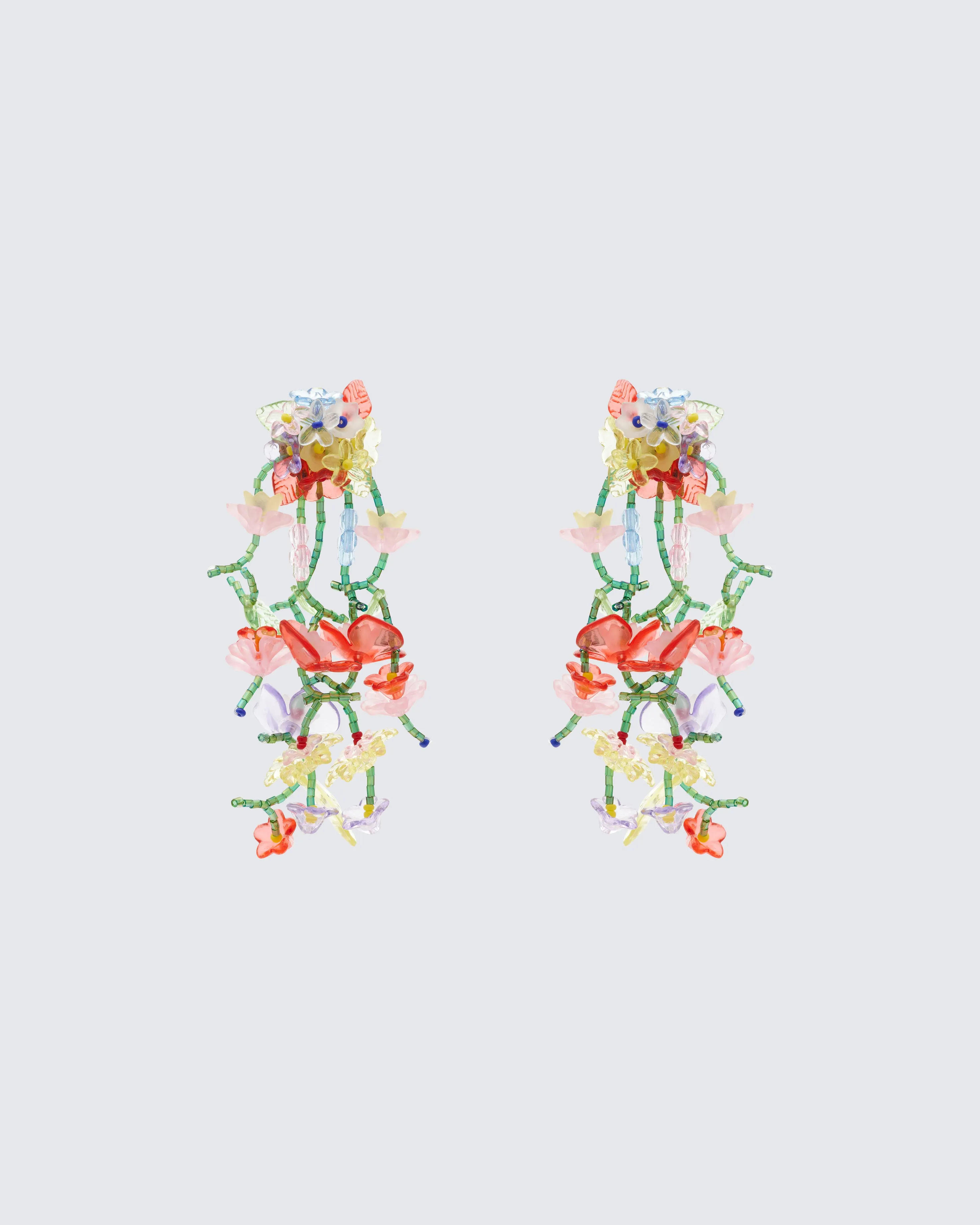 Brynja Summer Florals Chandelier Earrings sold by Finesse