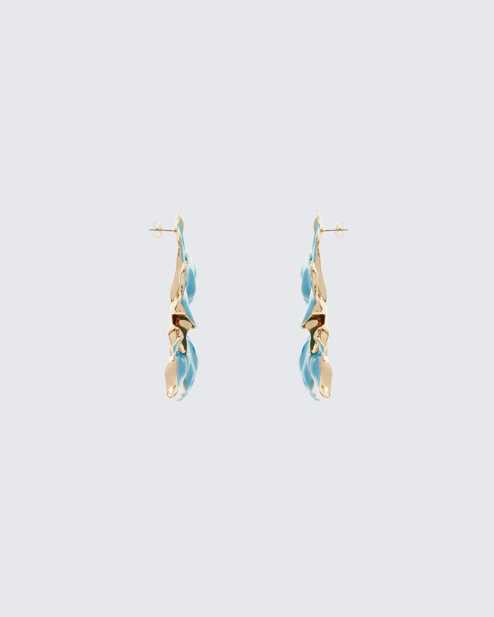 Sabira Blue Orchid Earrings sold by Finesse product image thumbnail 2