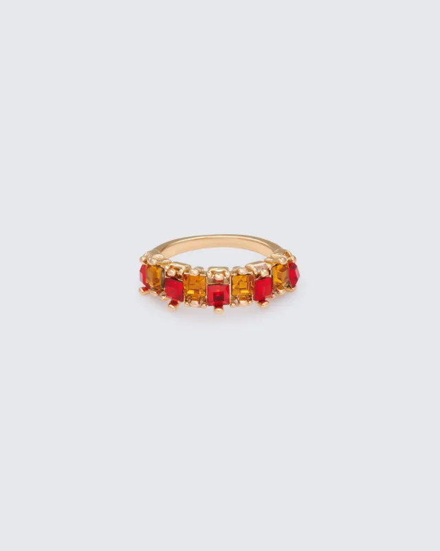 Andira Gold Sunset Ring made by Finesse