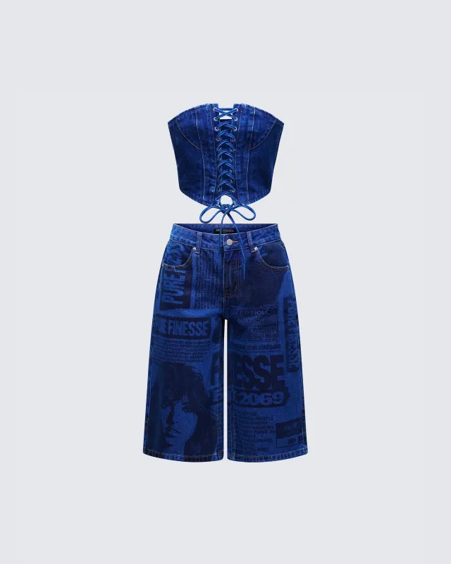 Electra Denim Set sold by Finesse