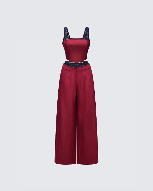 Scarlette Red Set sold by Finesse