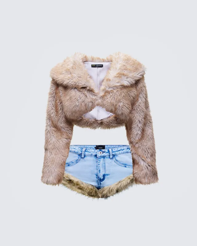 Megari Faux Fur Set 
 sold by Finesse