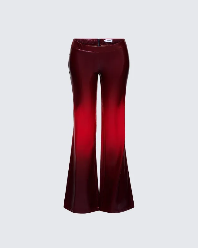 Kiara Multi Ombre Vegan Leather Pants sold by Finesse