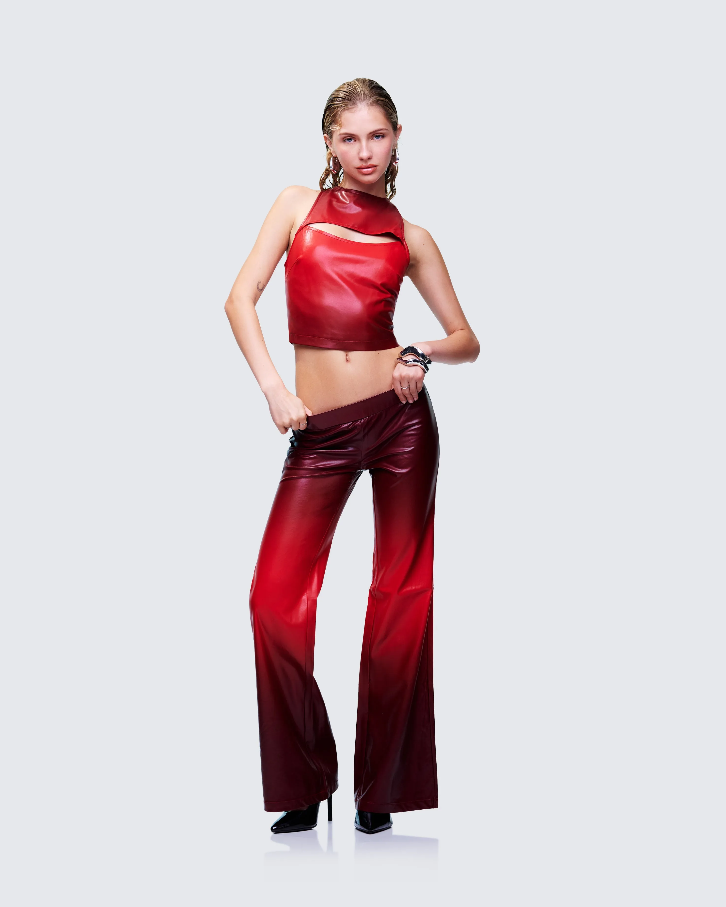 Kiara Multi Ombre Vegan Leather Top sold by Finesse product image thumbnail 5