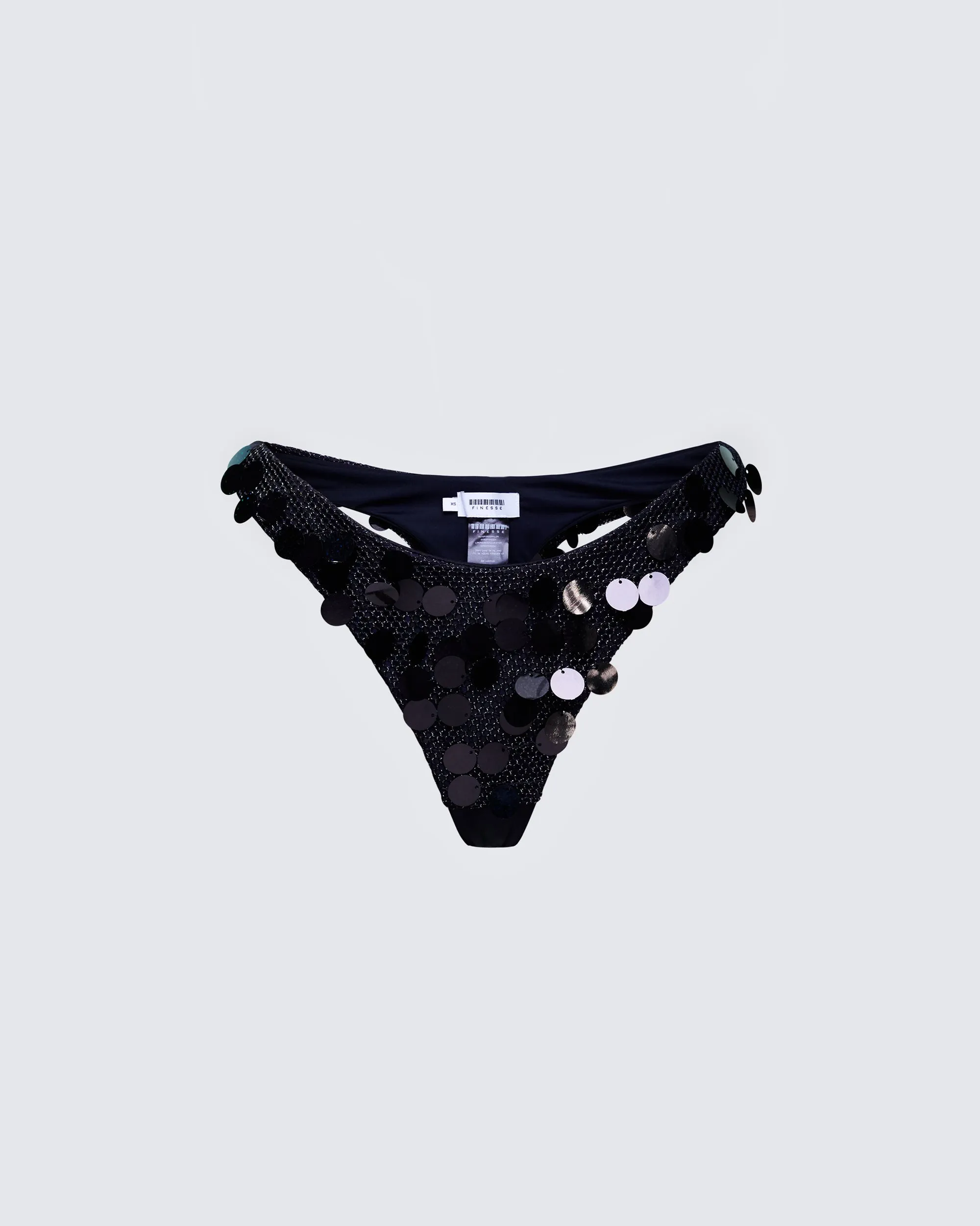 Zumi Black Sequin Minikini Bottom sold by Finesse