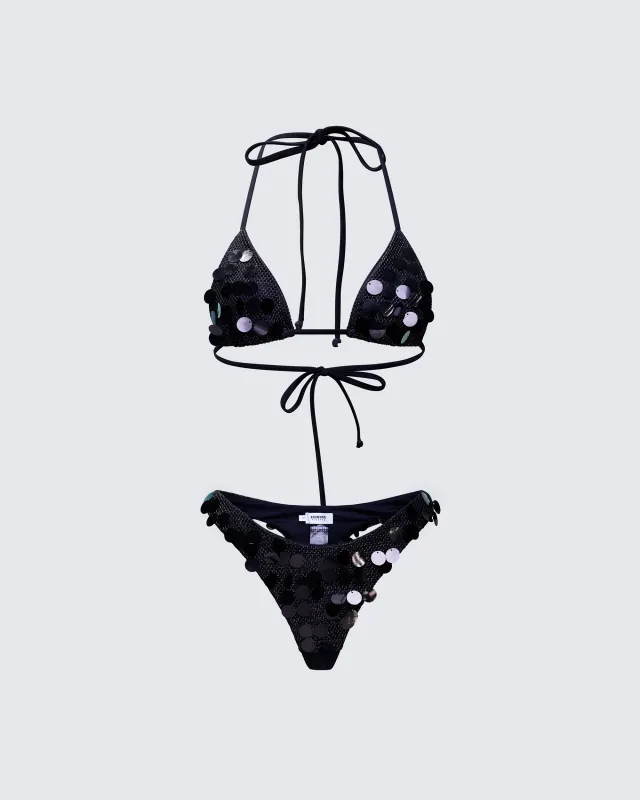 Zumi Black Bikini Set   sold by Finesse