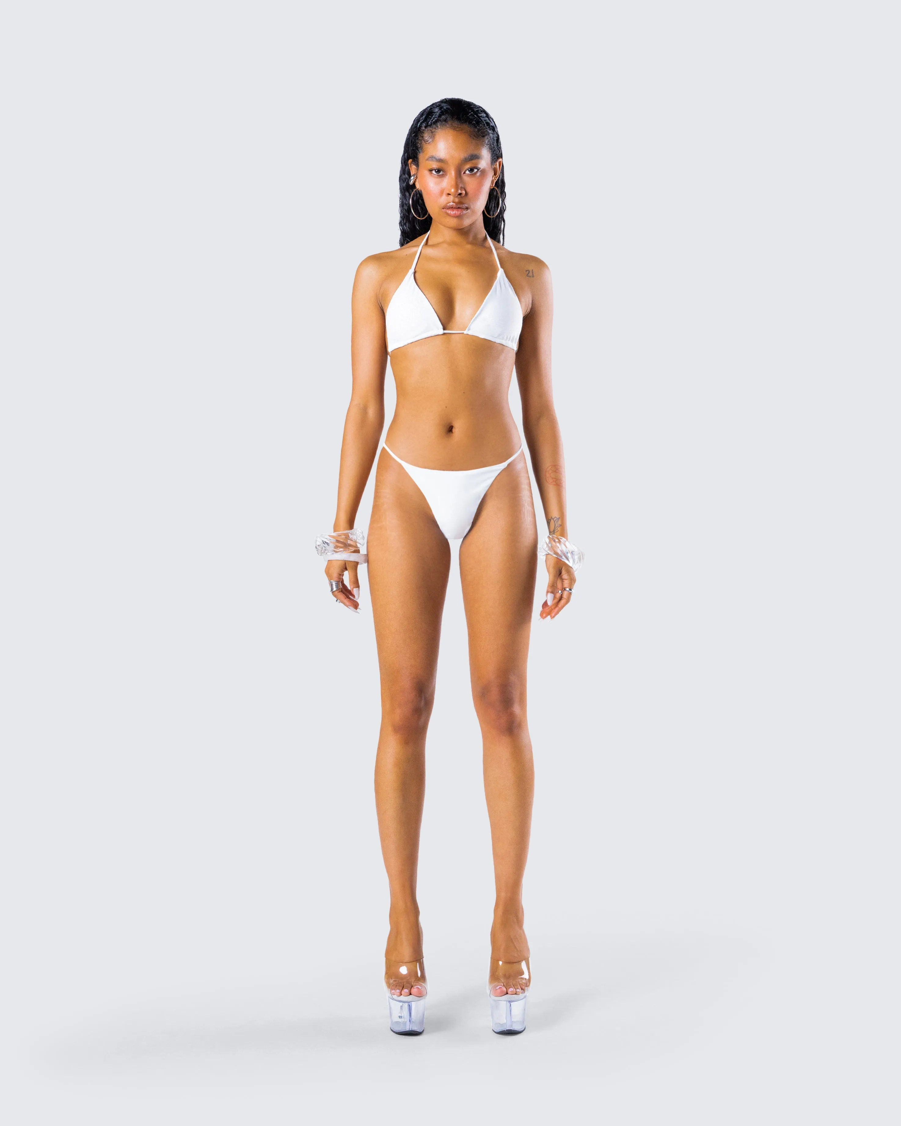Twyla White Bikini Set sold by Finesse product image thumbnail 4
