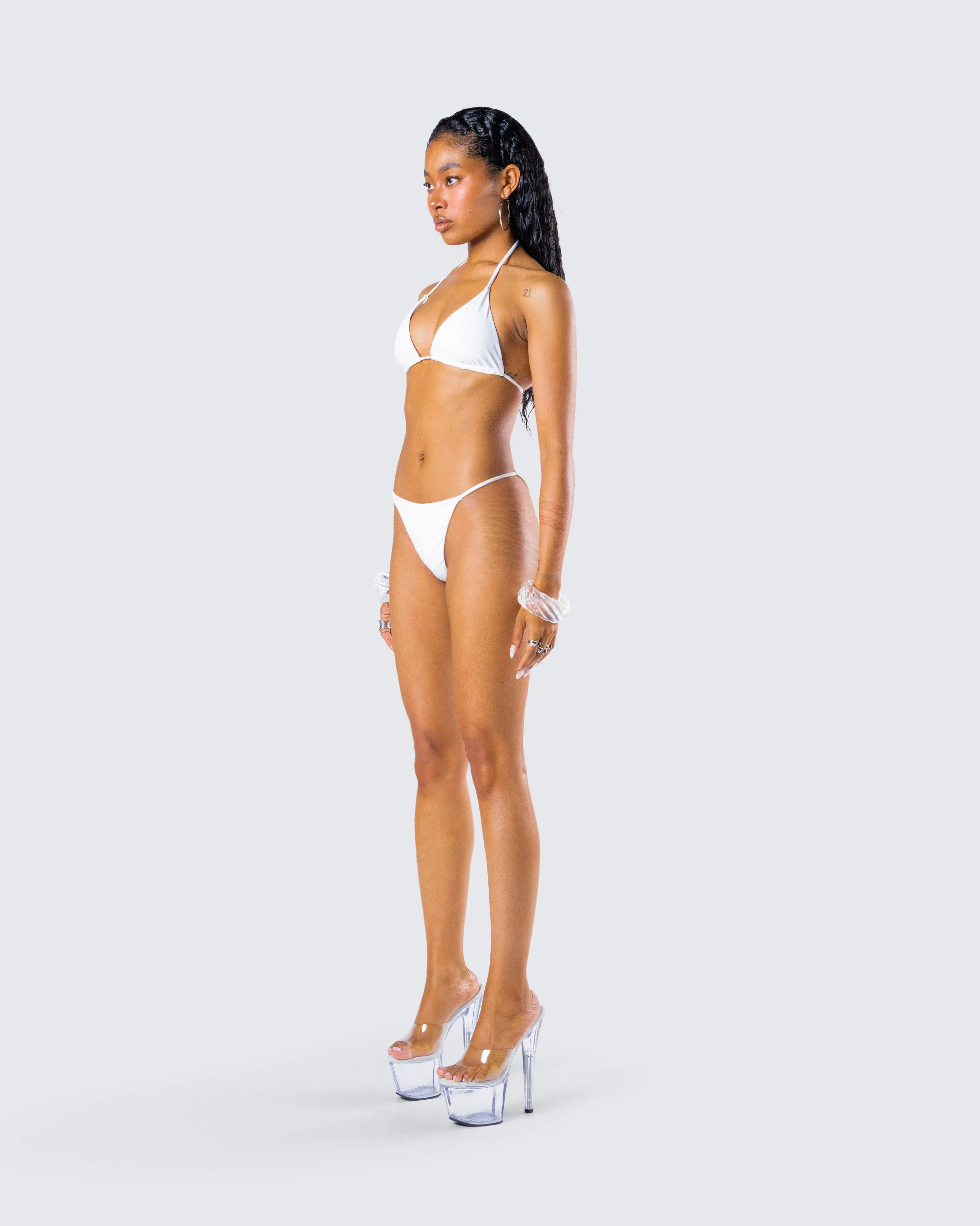 Twyla White Bikini Set sold by Finesse product image thumbnail 5