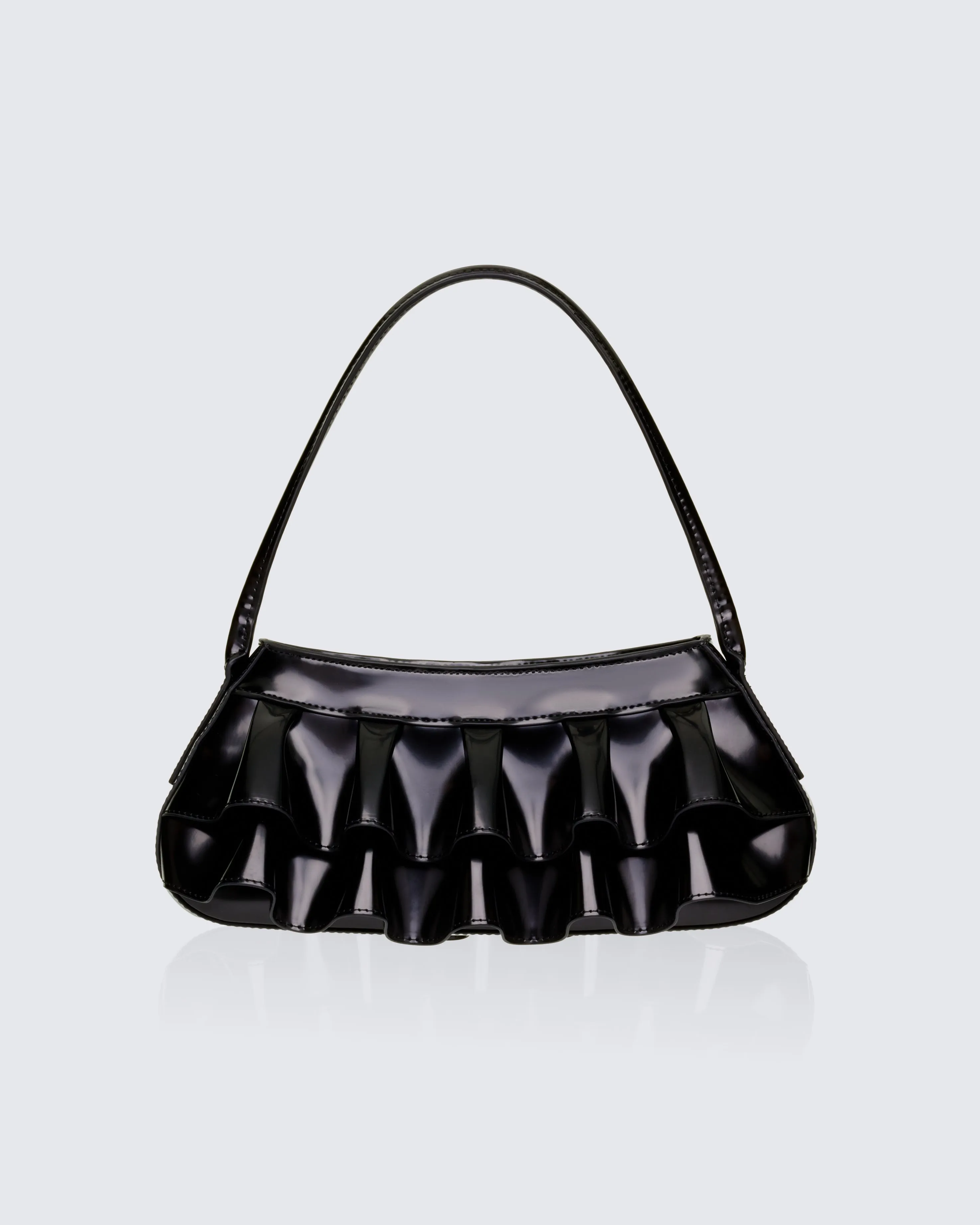 Ardith Black Pleated Skirt Baguette sold by Finesse product image thumbnail 2