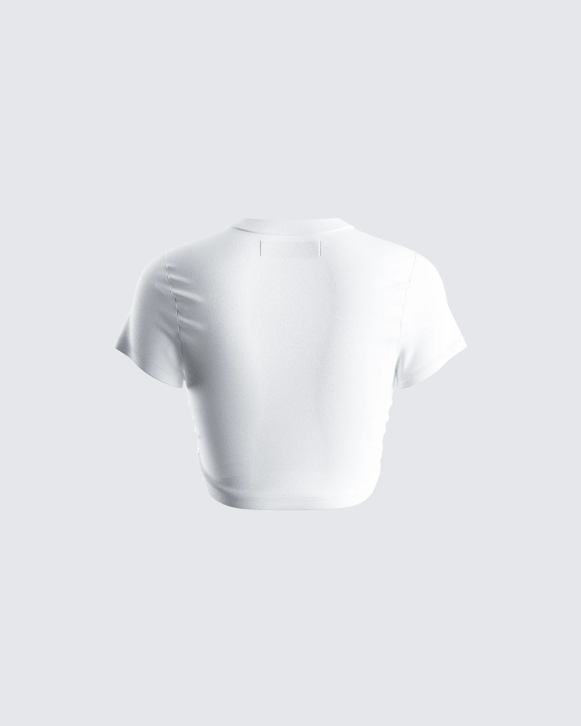 Teagan White Graphic Tee sold by Finesse product image thumbnail 3
