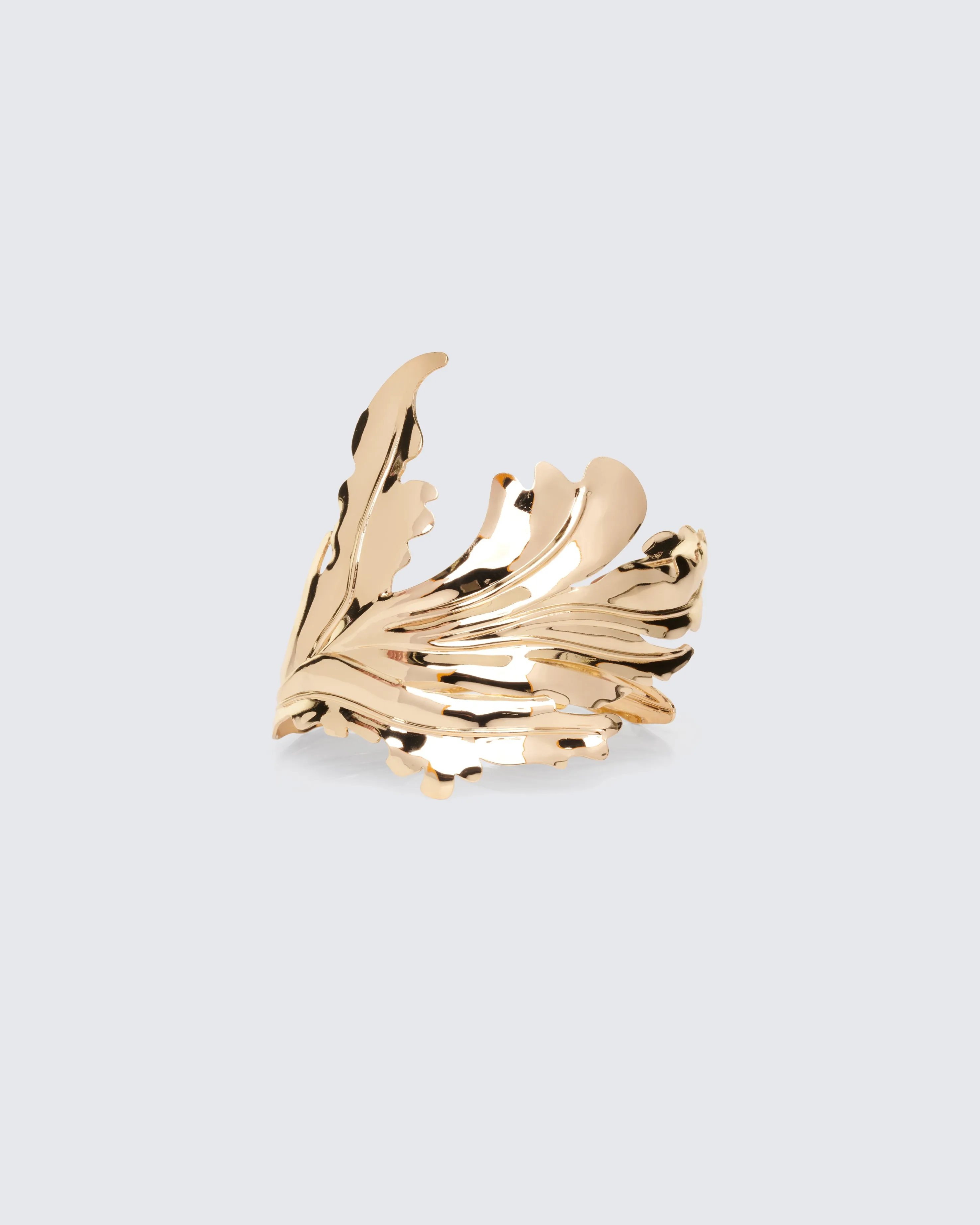 Evangeline Gold Leaf Arm Cuff sold by Finesse
