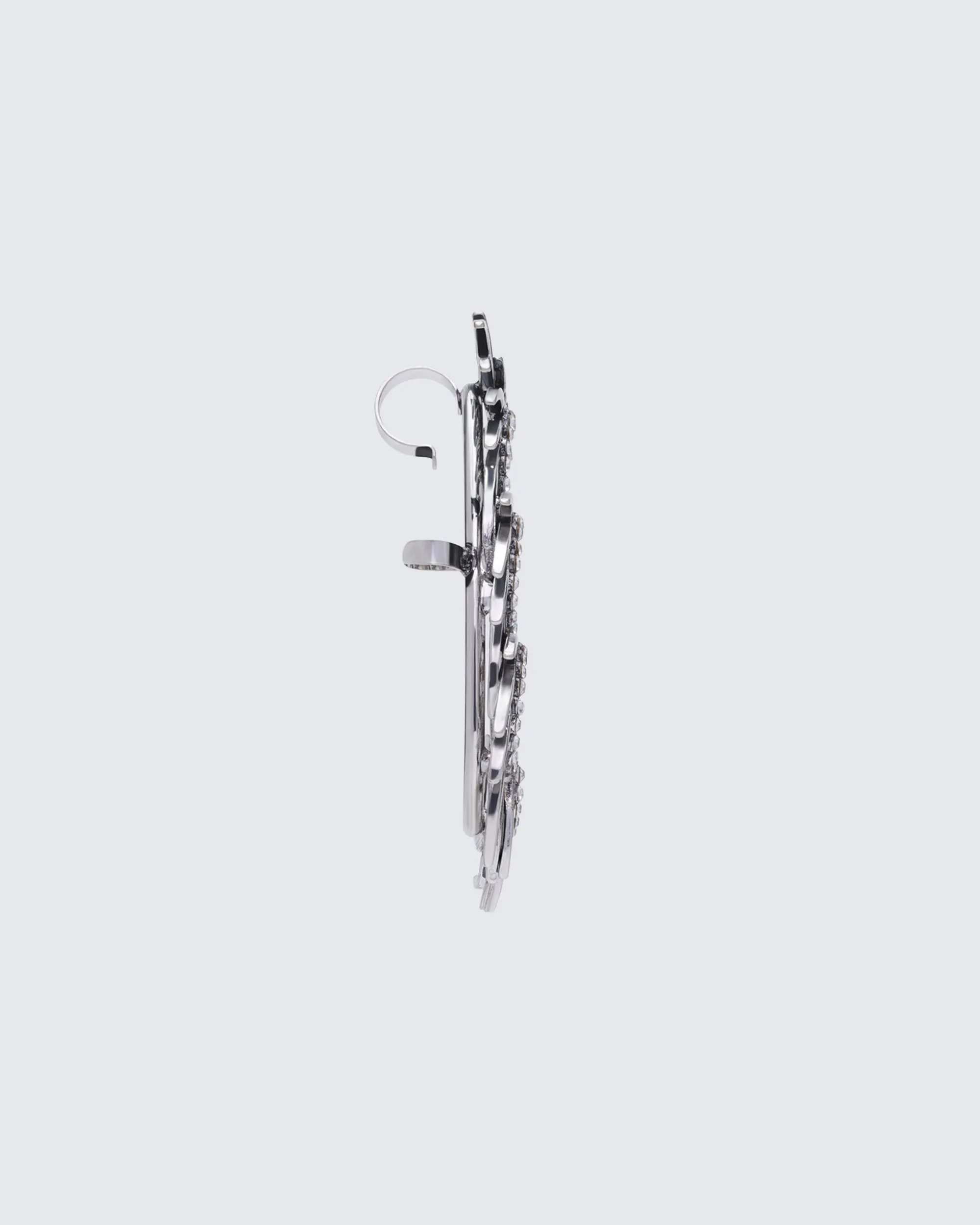 Ekua Silver Diamante Spiked Ear Cuff sold by Finesse product image thumbnail 2