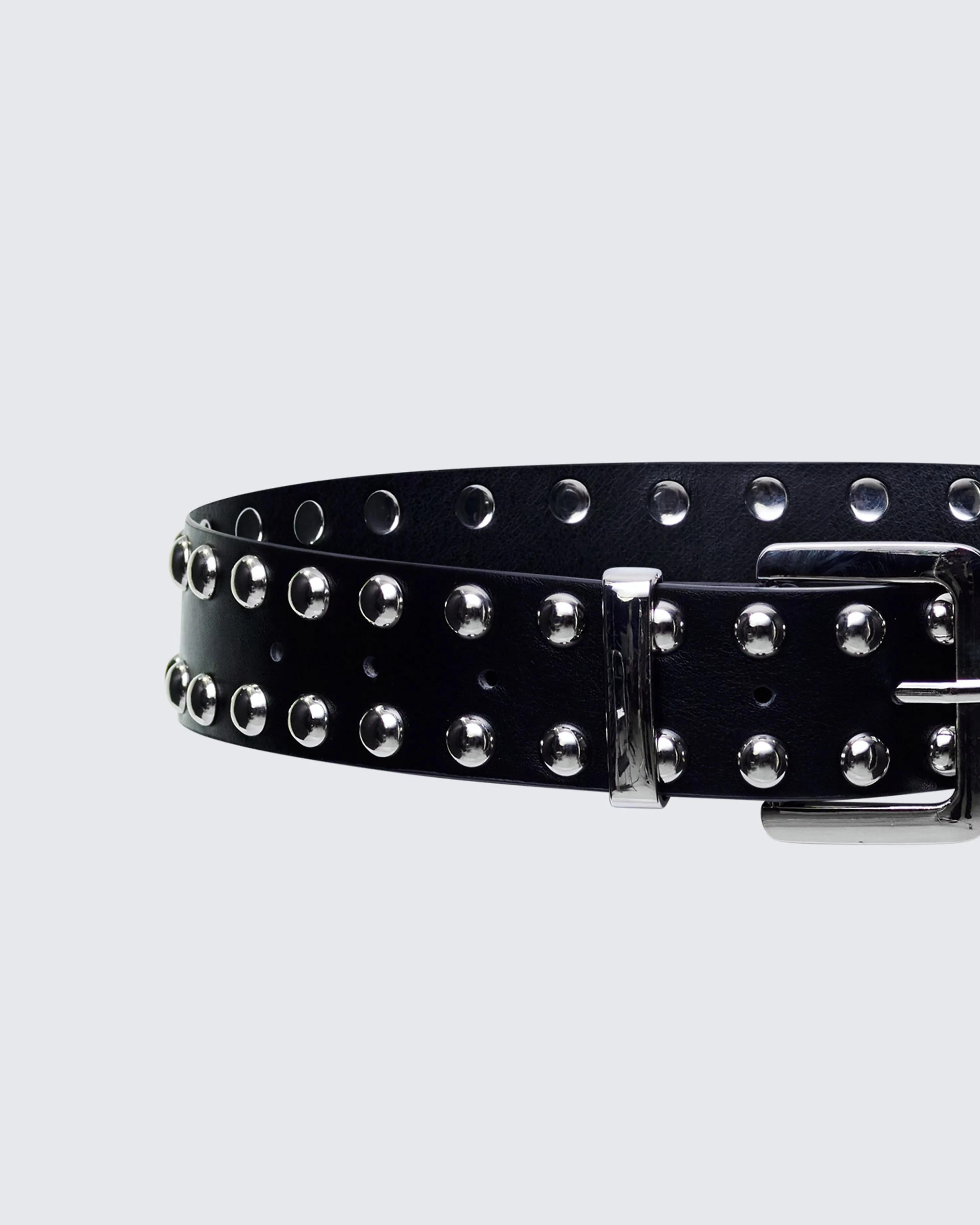 Sisay Black Studded Jeans Belt sold by Finesse product image thumbnail 2