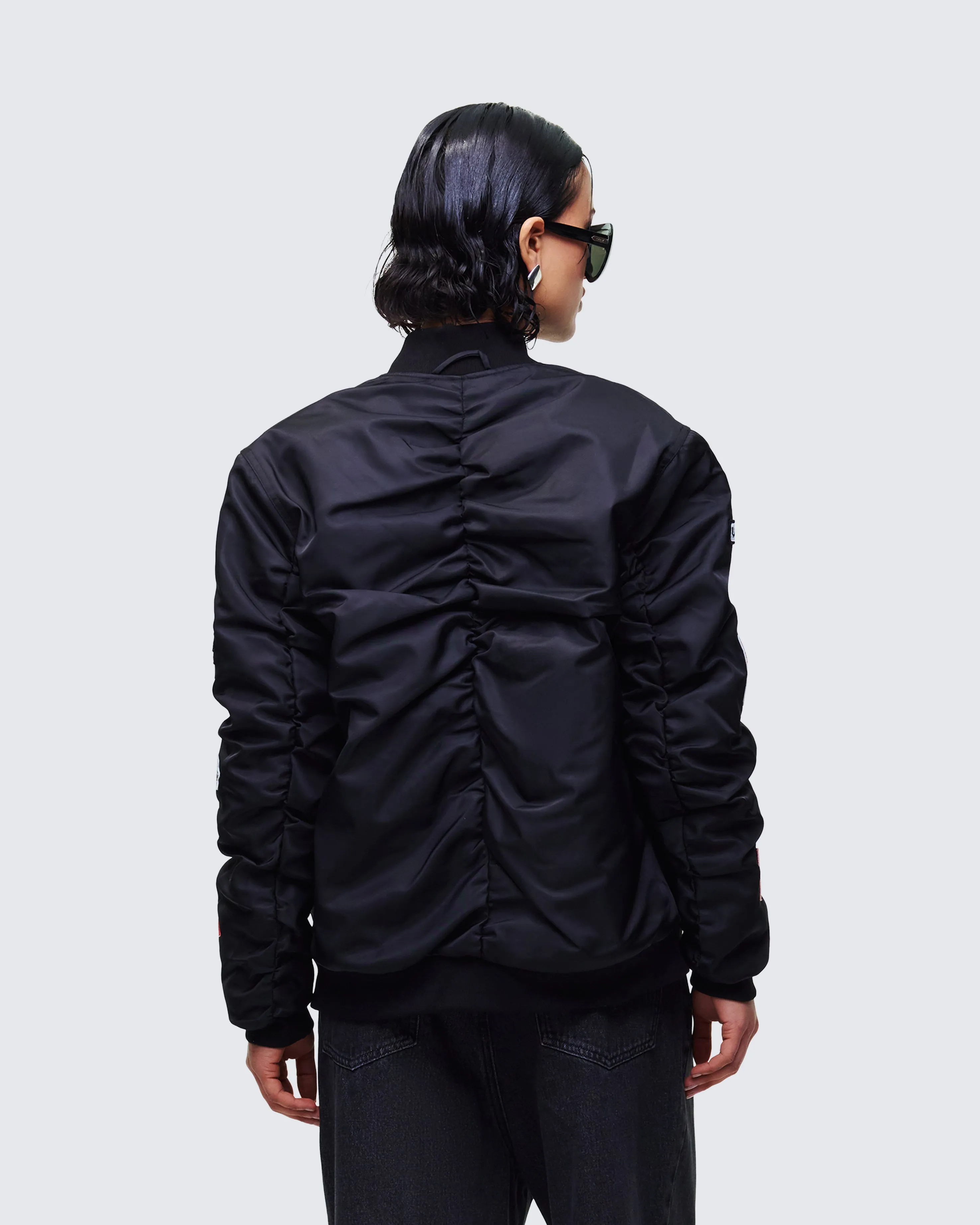 Becky Black Multi Patch Bomber sold by Finesse product image thumbnail 4